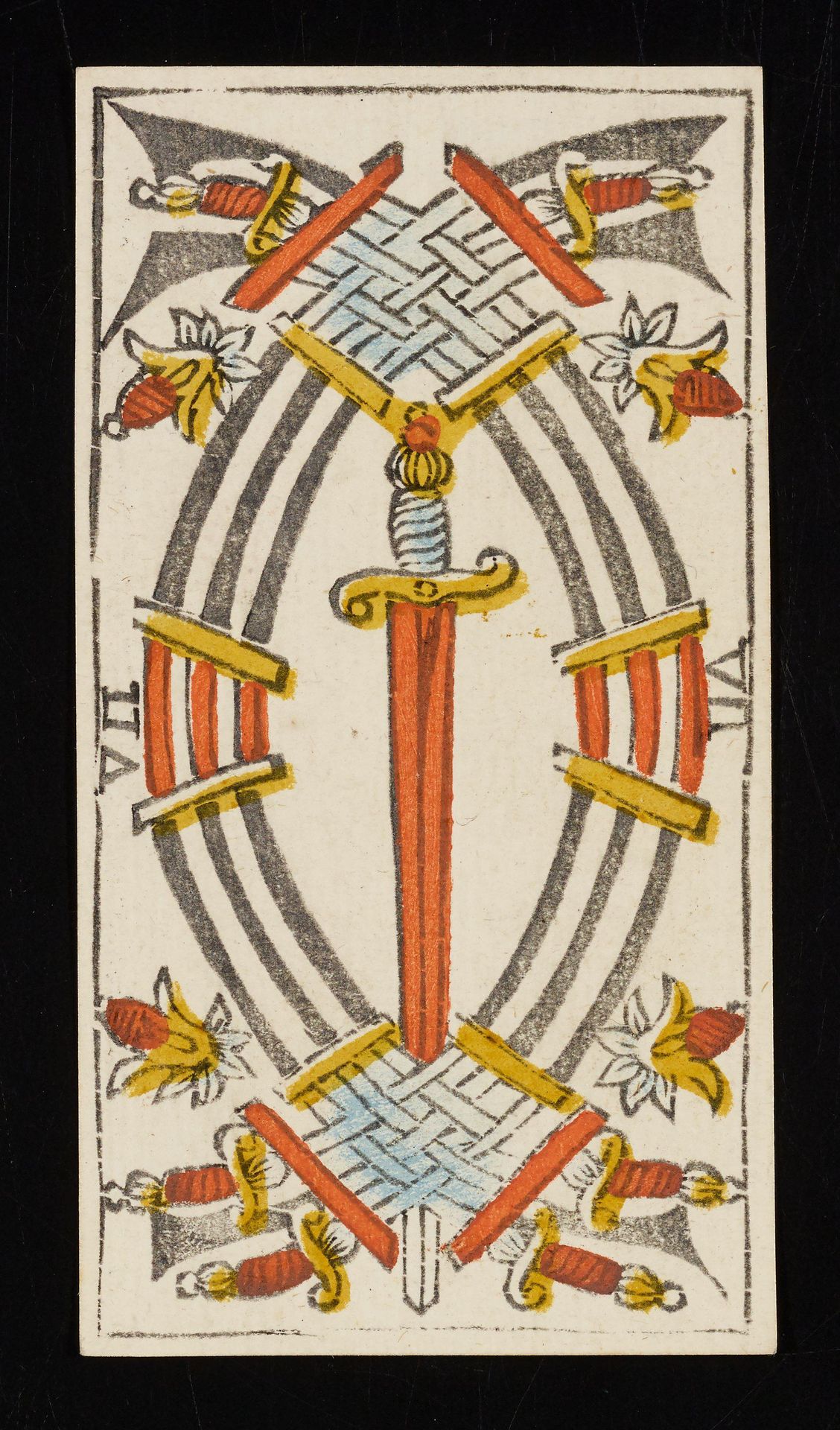 Seven of Swords by Claude Burdel