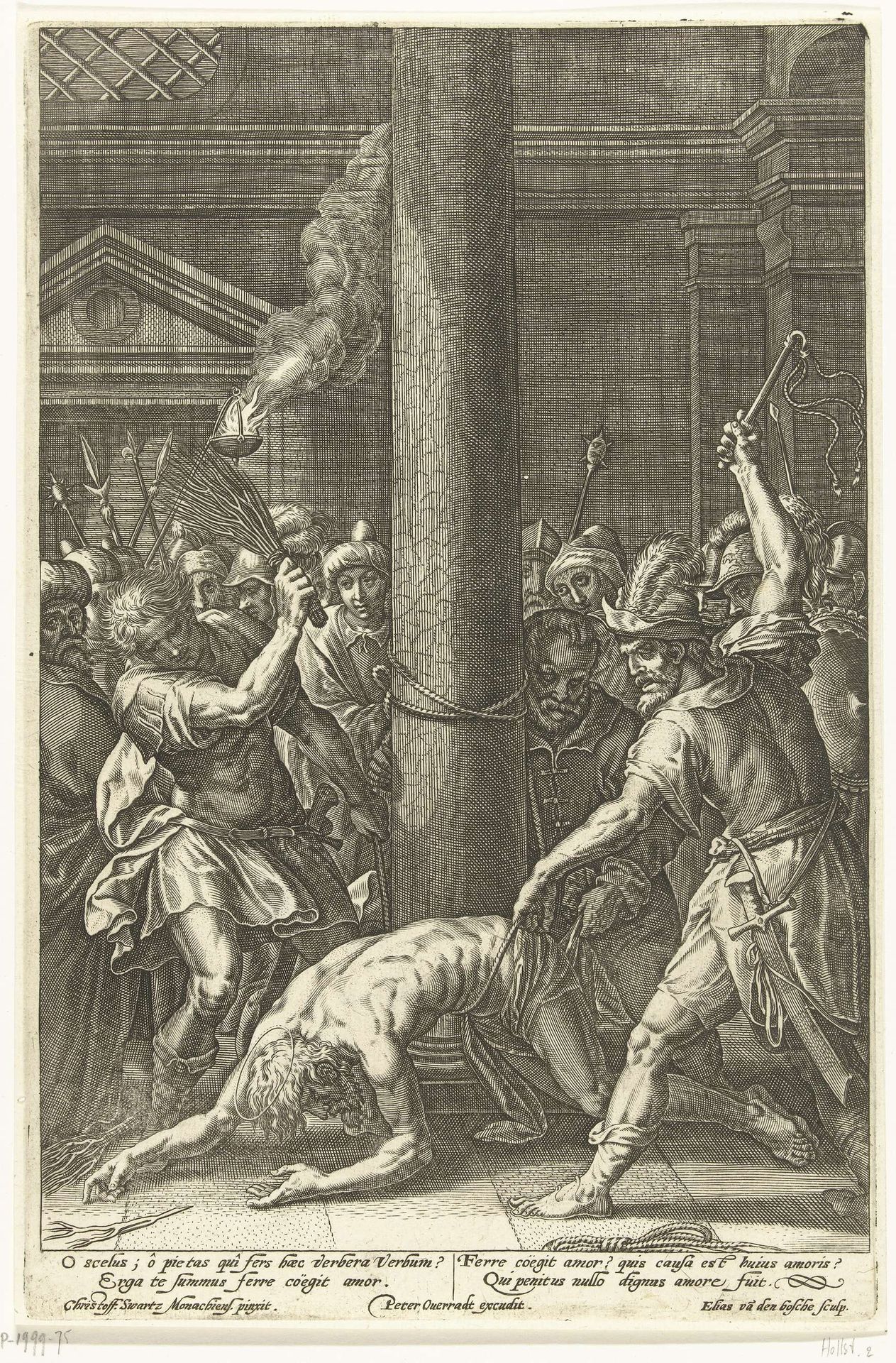 De geseling van Christus by Elias van den Bossche
