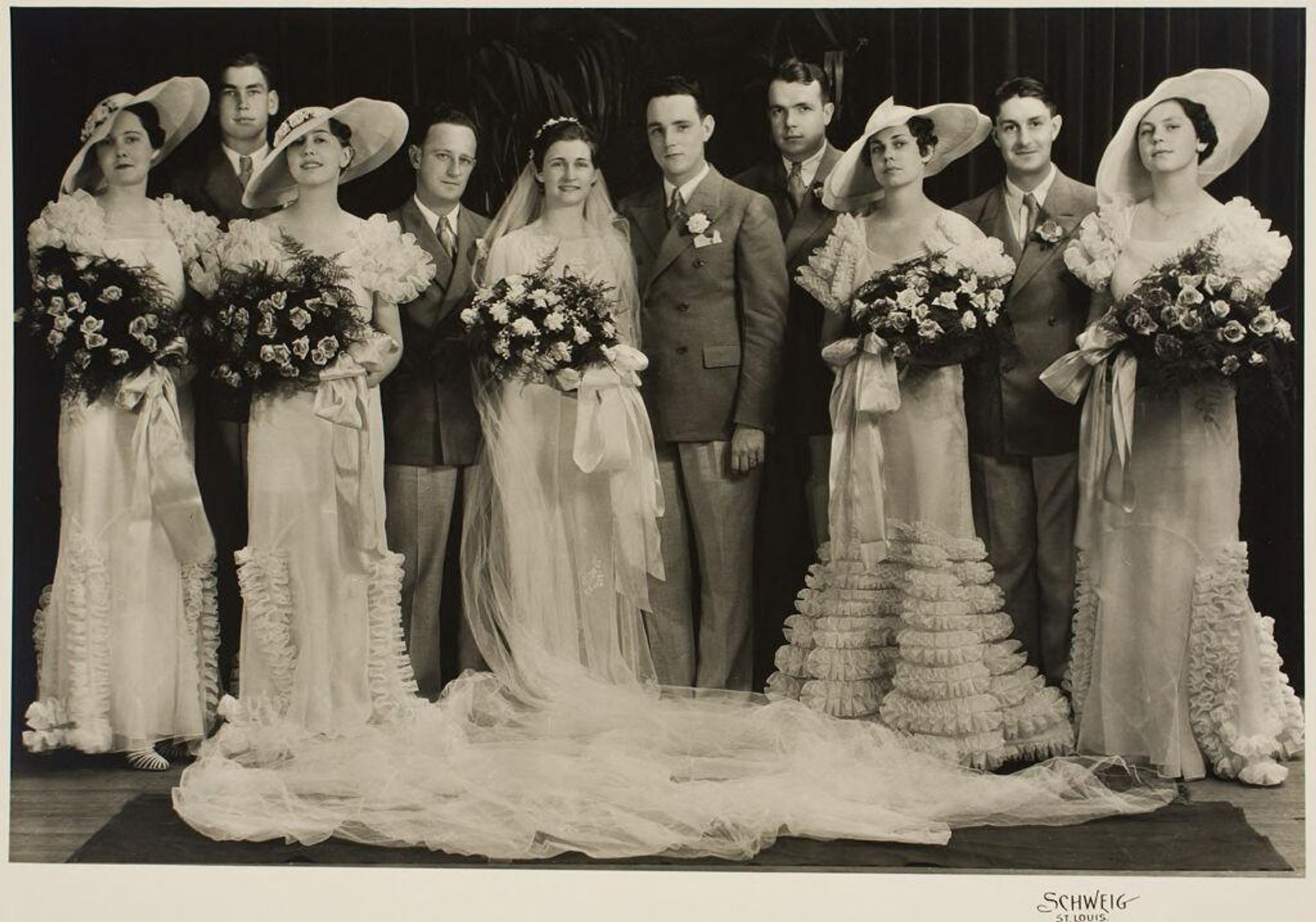 Untitled (wedding group portrait) by Martin Schweig