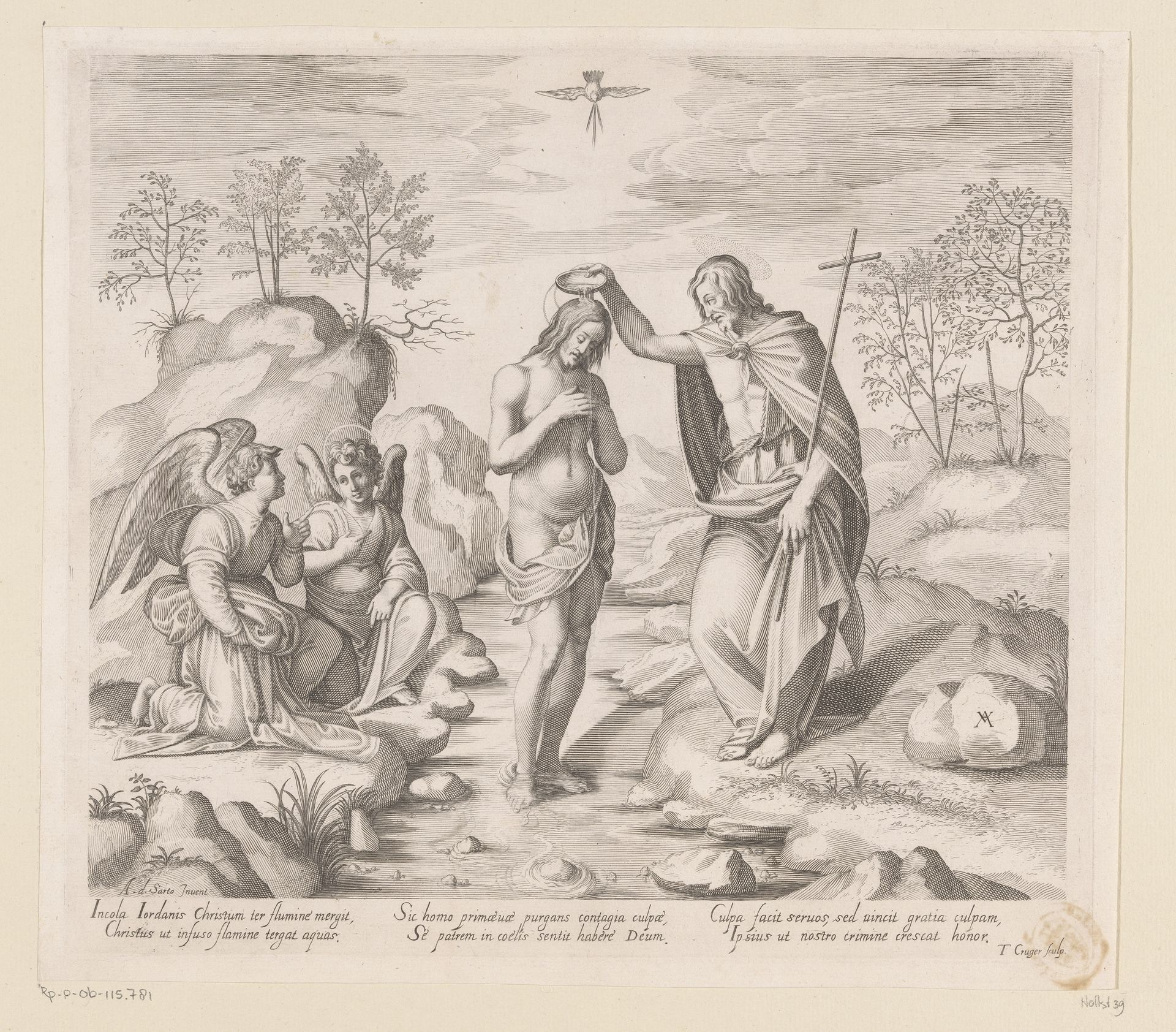 Doop van Christus by Dietrich Krüger