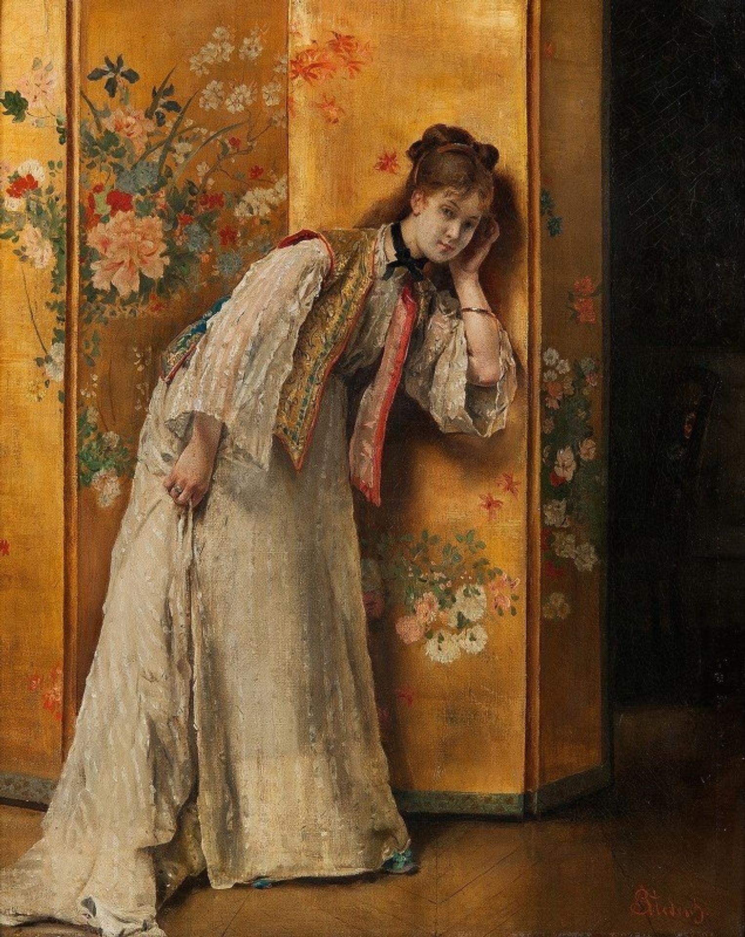 Curious by Alfred Stevens