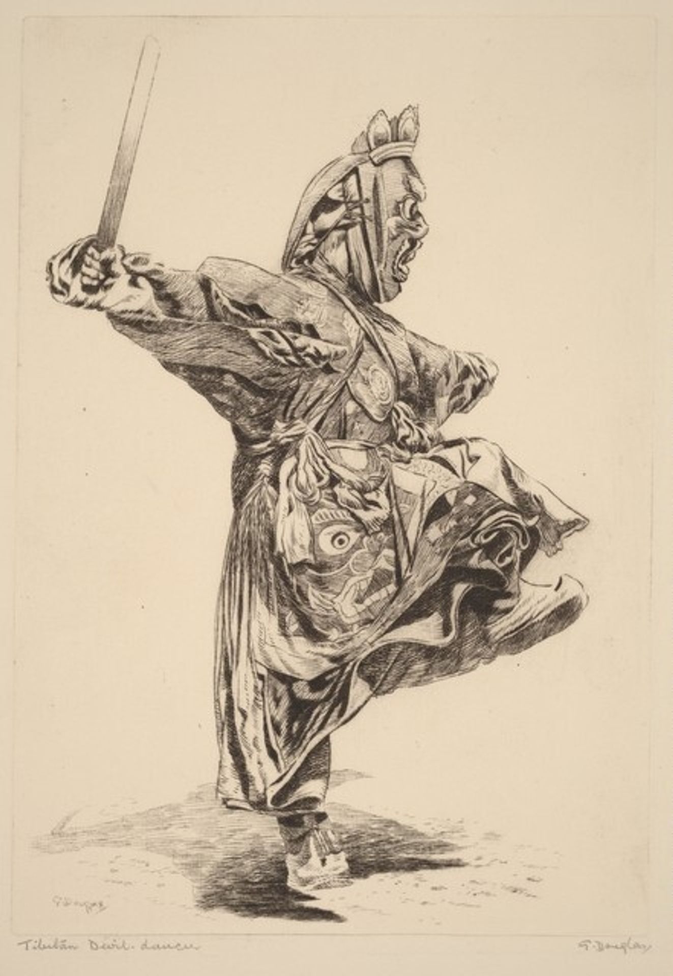 Tibetan Devil-Dancer by G. Douglas