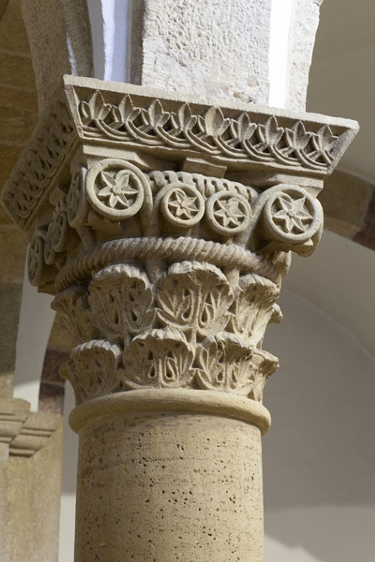 Capital, Speyer Cathedral, Germany by Romanesque Architecture