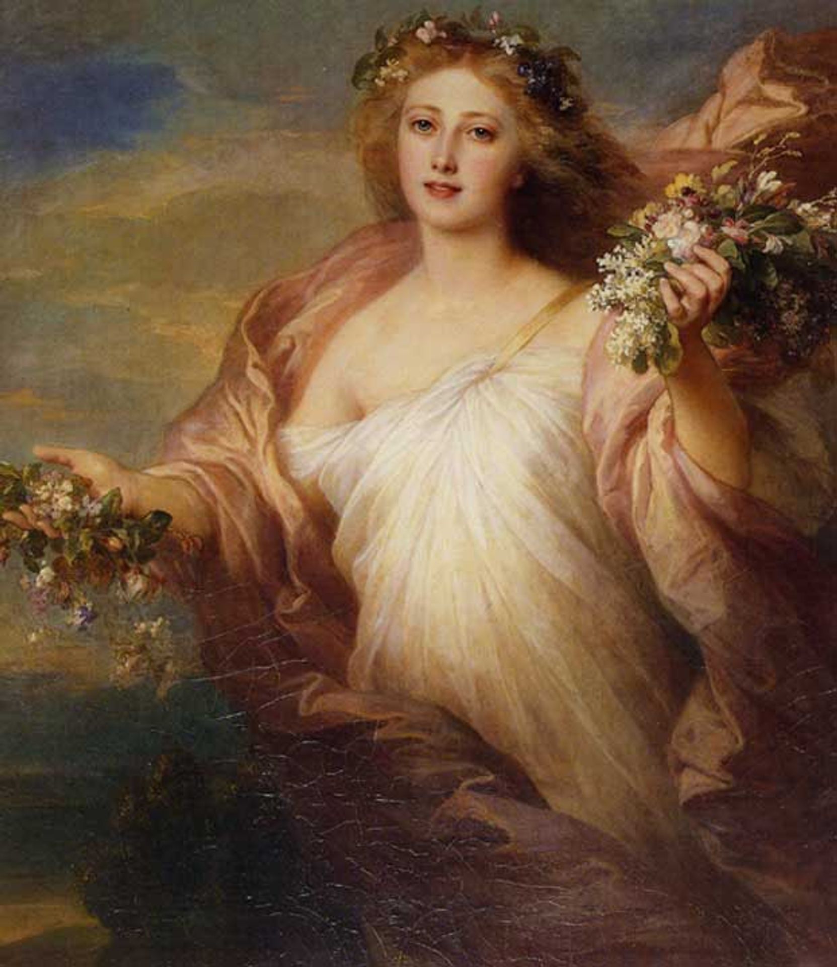 The Spring by Franz Xaver Winterhalter