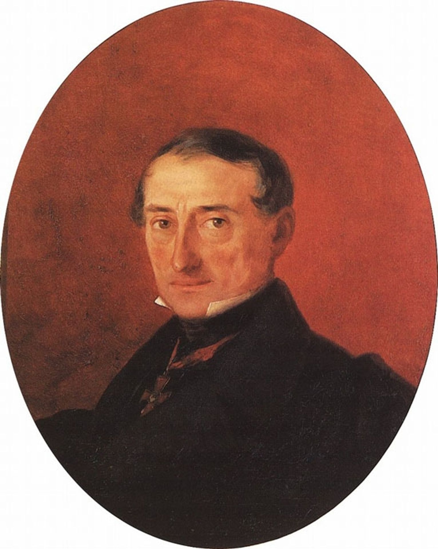 Portrait of A I Kaznacheev by Ivan Konstantinovich Aivazovsky