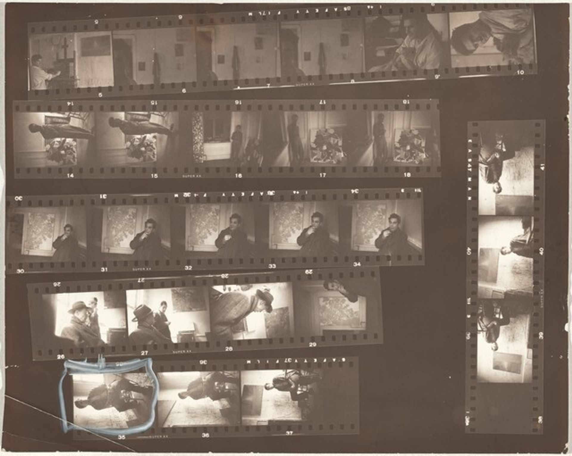 Gandy Brodie and John Grillo--Painters no number by Robert Frank
