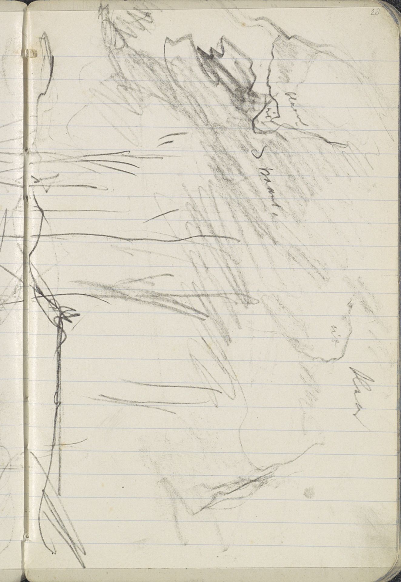 Landschap met wolkenlucht by George Hendrik Breitner