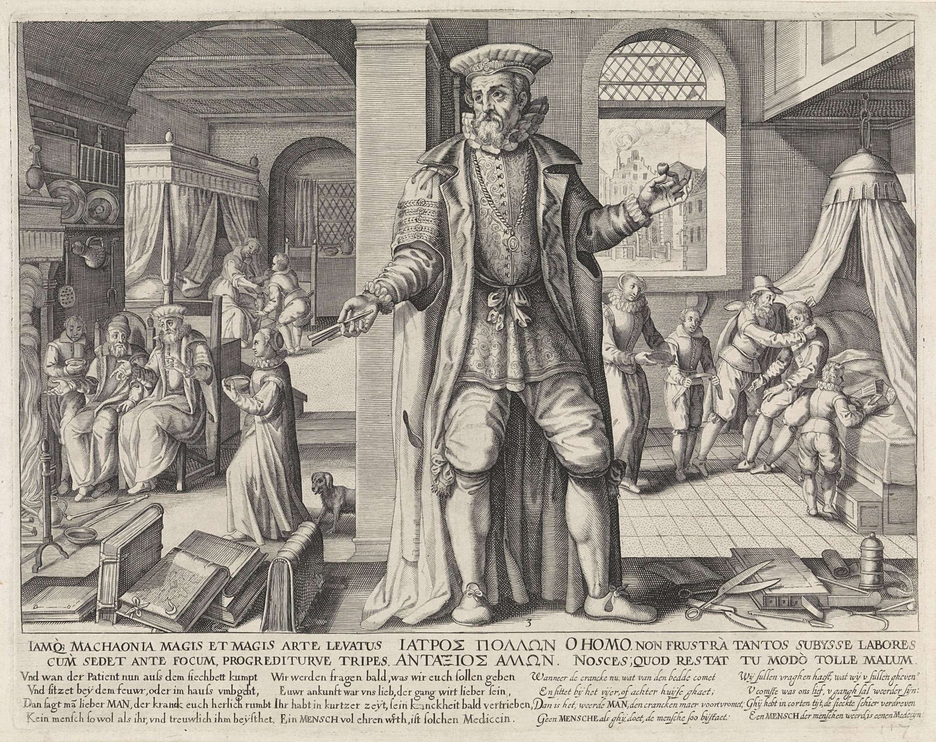 De geneesheer als mens by Johann Gelle