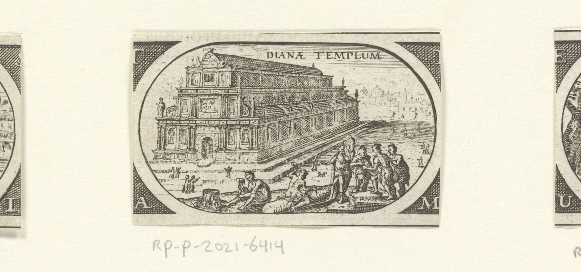 Tempel van Diana te Efeze by Josua van den Enden