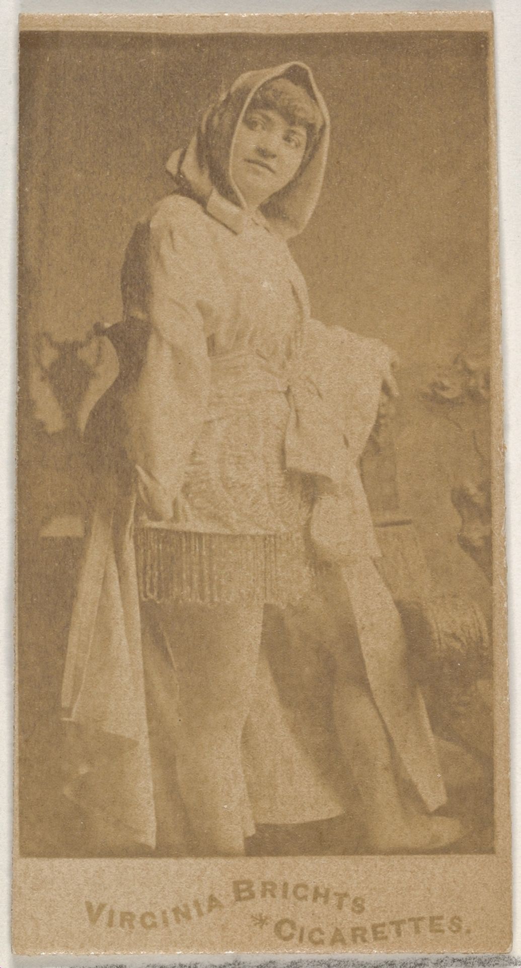 From the Actors and Actresses series (N45, Type 5) for Virginia Brights Cigarettes by Allen & Ginter