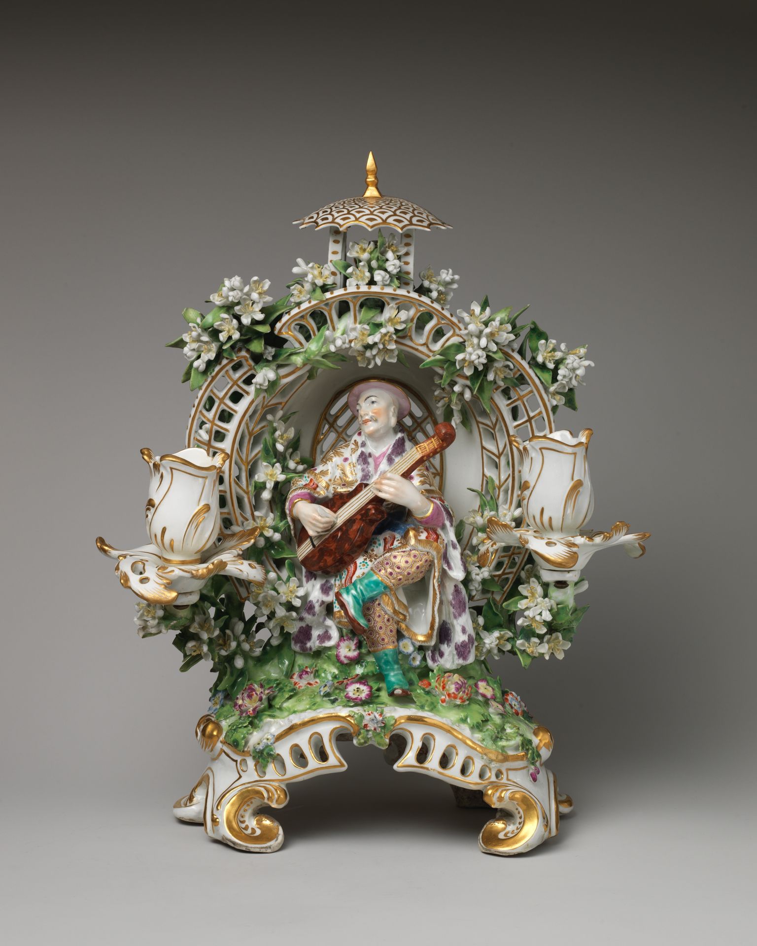 Candelabrum (one of a pair) by Chelsea Porcelain Manufactory