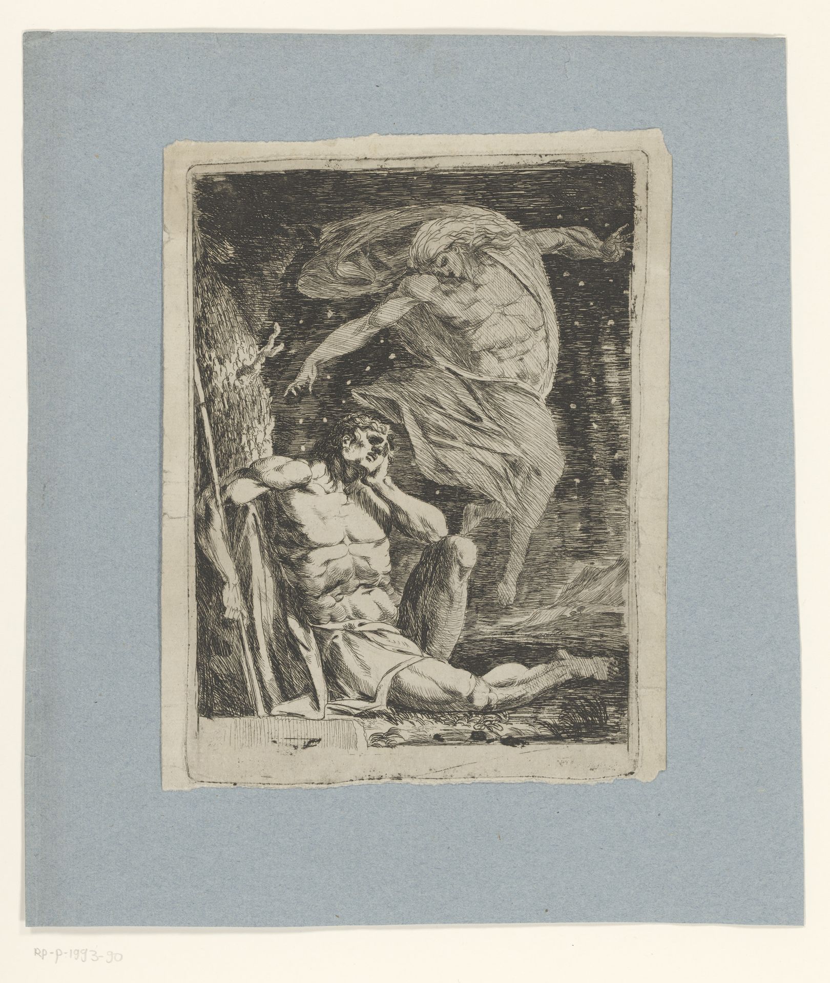 Geest van Crugal verschijnt aan Connal by Alexander Runciman