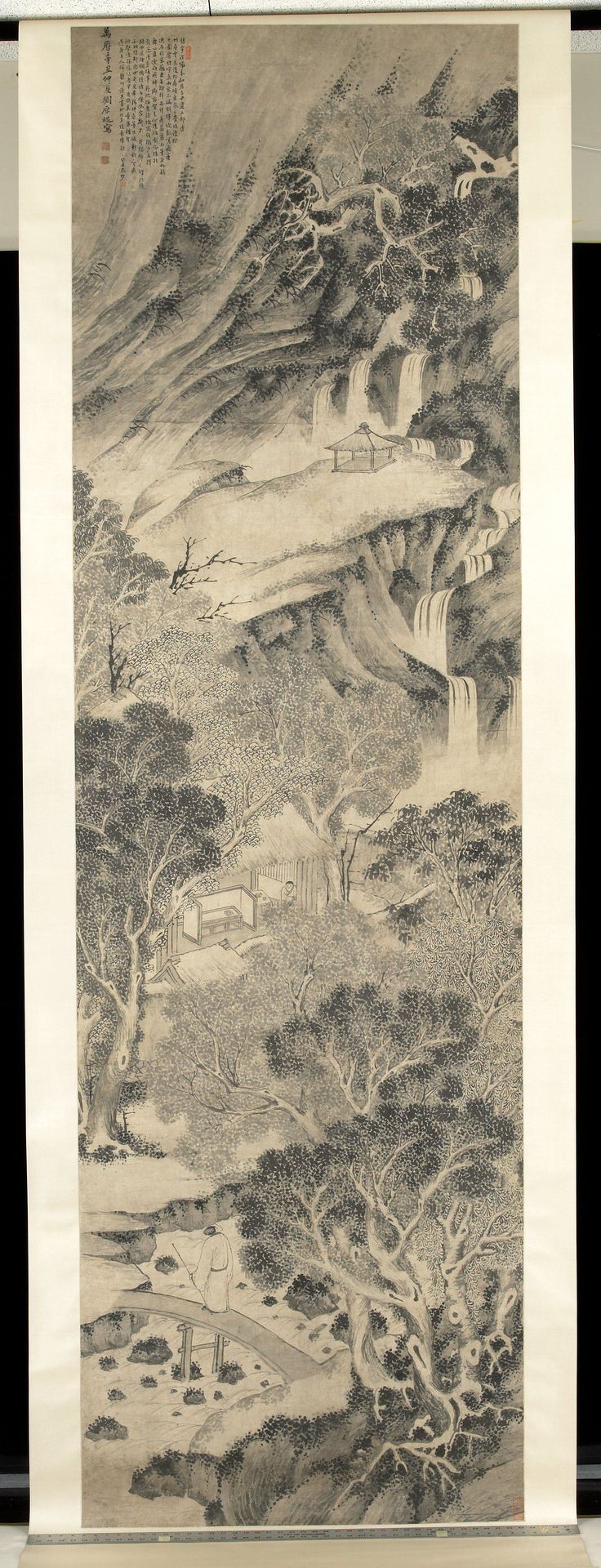 Scholar in Landscape by Liu Yuanqi