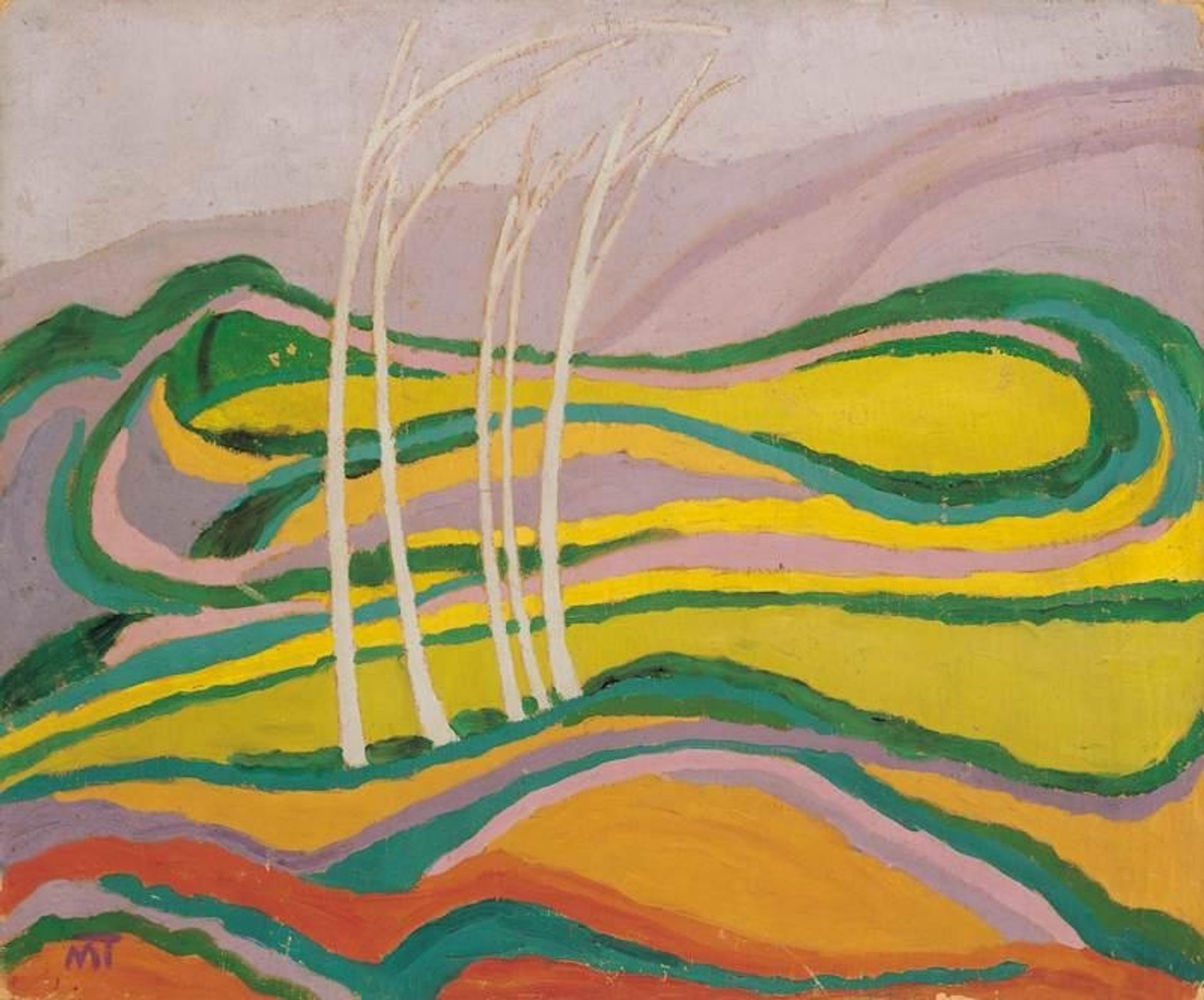 Landscape by Janos Mattis-Teutsch