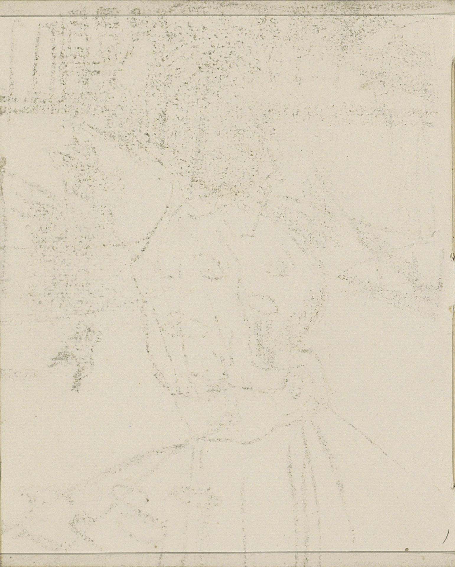Abklatsch van de krijttekening op pagina 25 by Isaac Israels