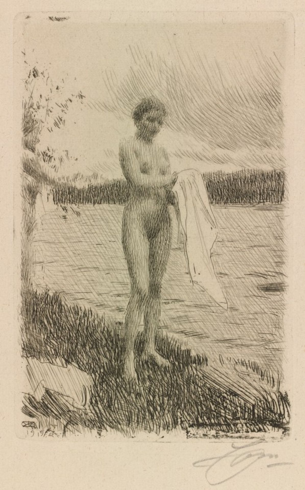 Dal River by Anders Zorn