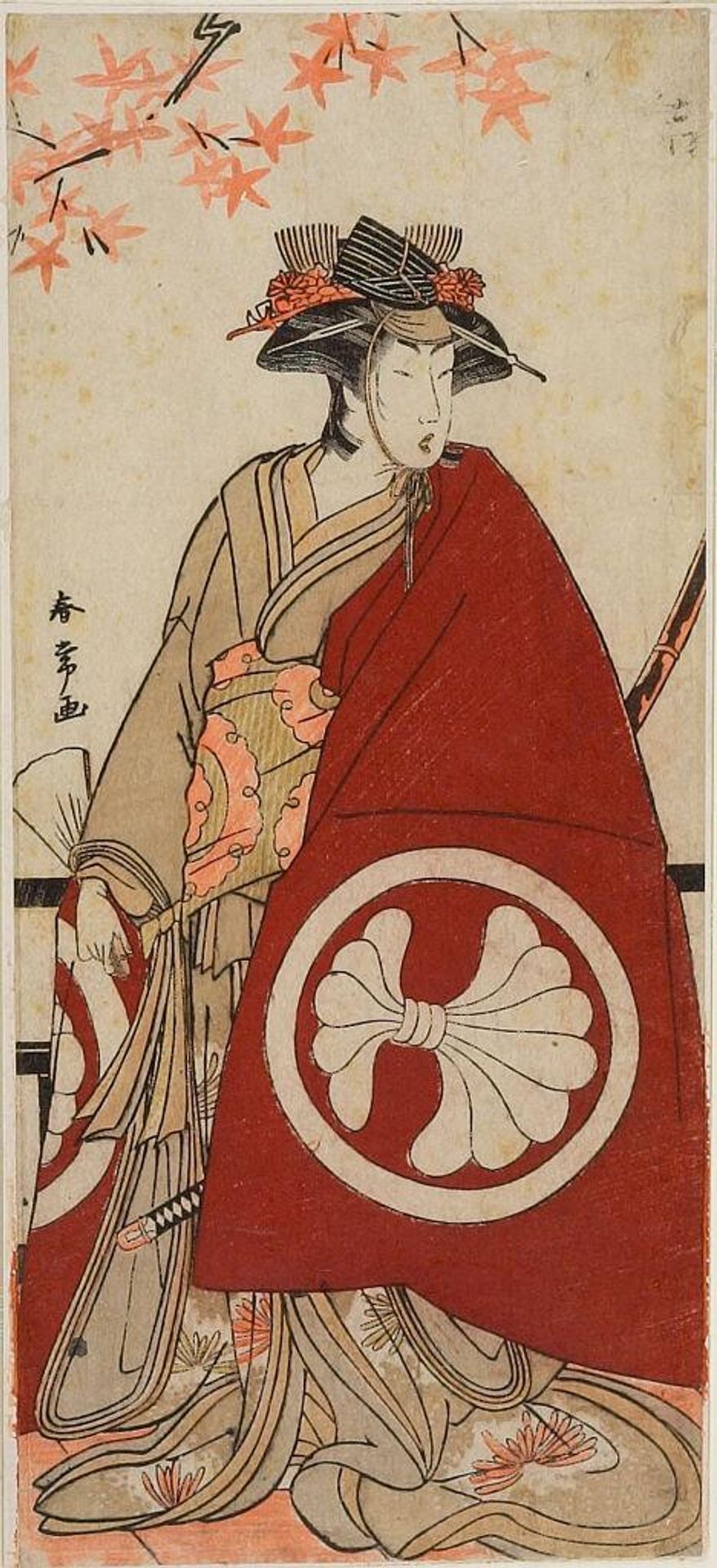 Actor Segawa KikujirÅ AS A FEMALE DAIMYO by Katsukawa Shunjō