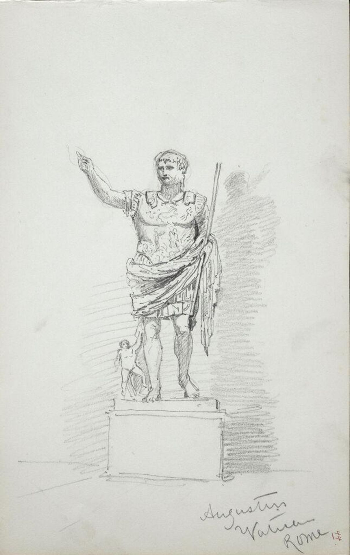 Augustus, after the Antique; Study of Antique Sculpture by John Singer Sargent