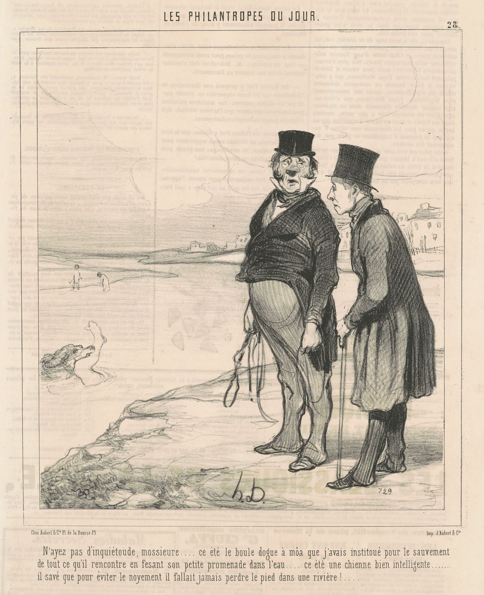 N'ayez pas d'inquiètoude ... by Honoré Daumier