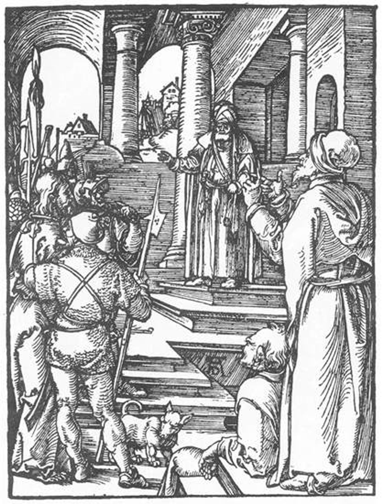 Christ before Pilate by Albrecht Durer