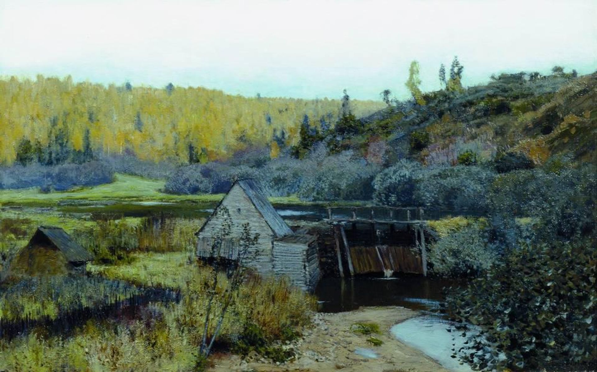 Autumn. Mill. Plyos. by Isaac Levitan