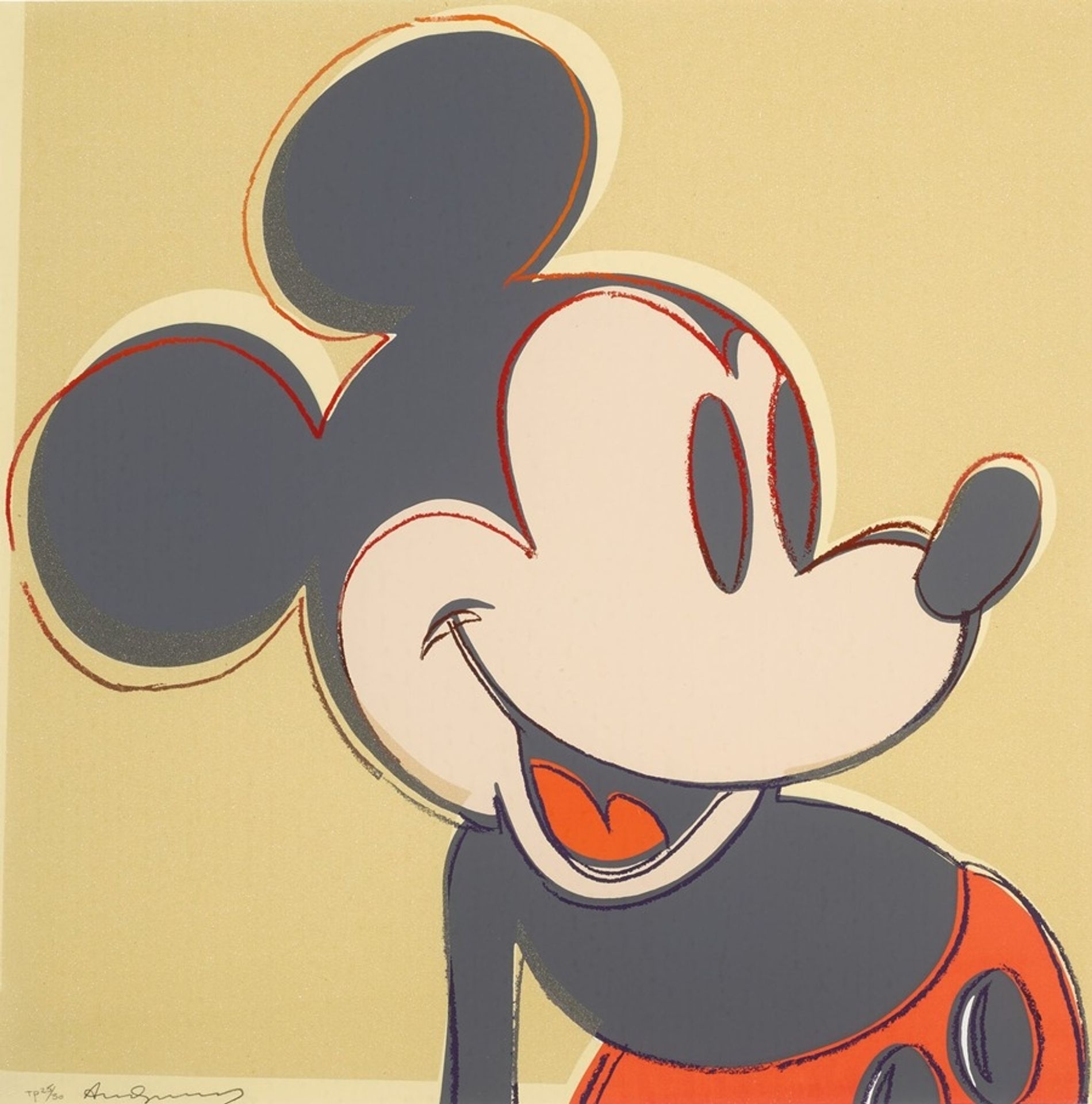 Mickey Mouse by Andy Warhol