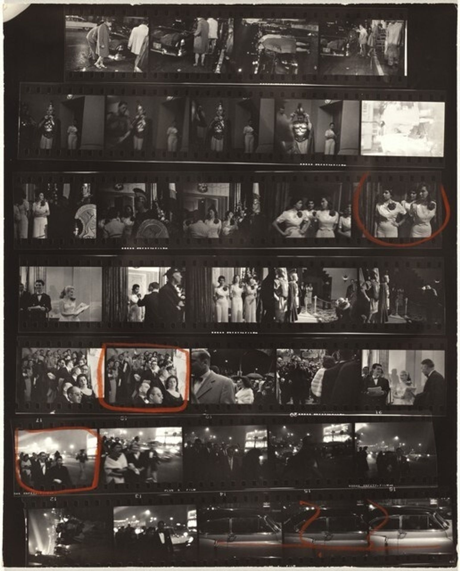 Guggenheim 462--"Helen of Troy" premiere, Hollywood by Robert Frank