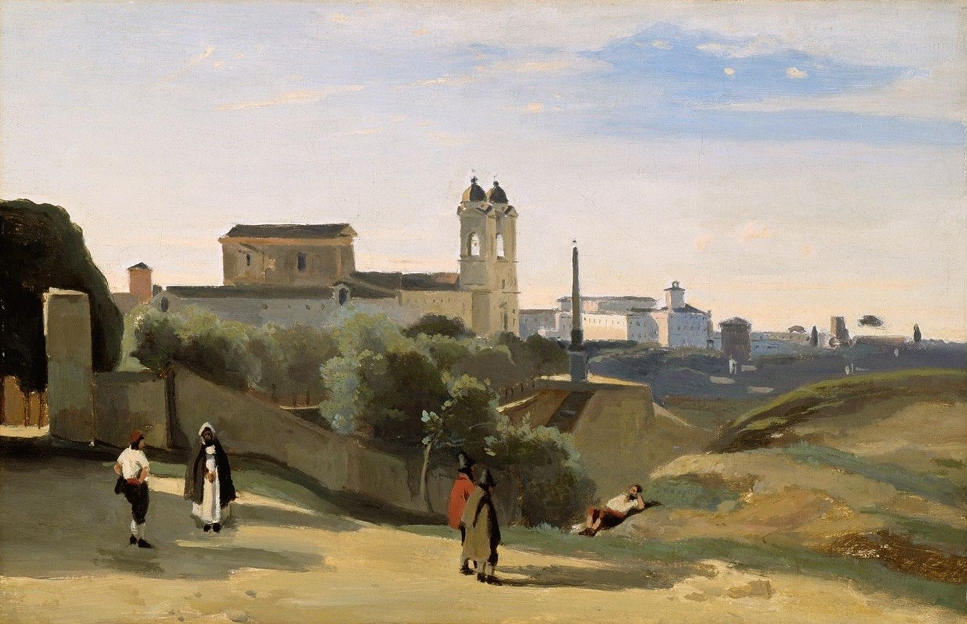 Monte Pincio, Rome by Camille Corot