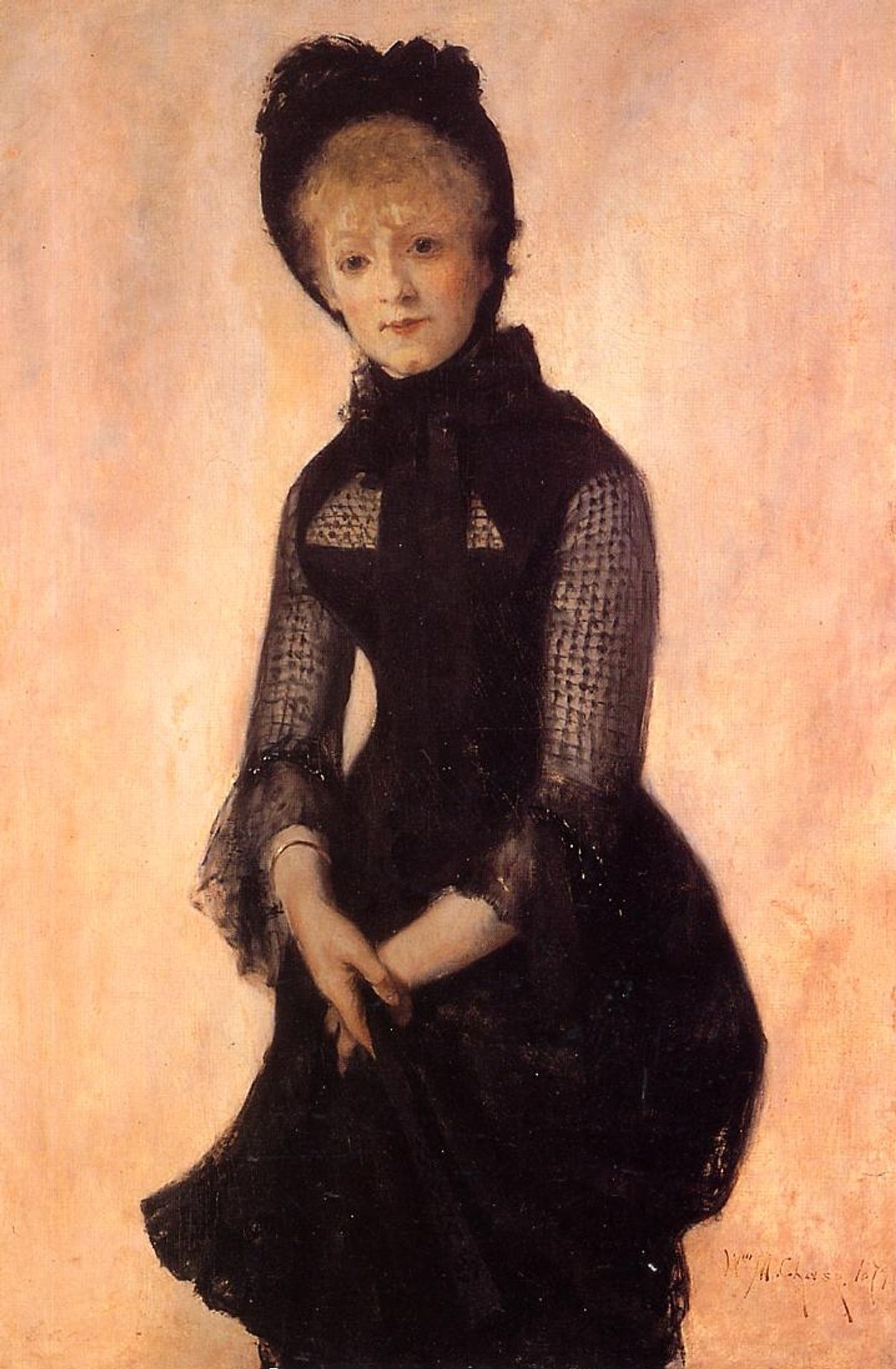 Portrait of Harriet Hubbard Ayer by William Merritt Chase