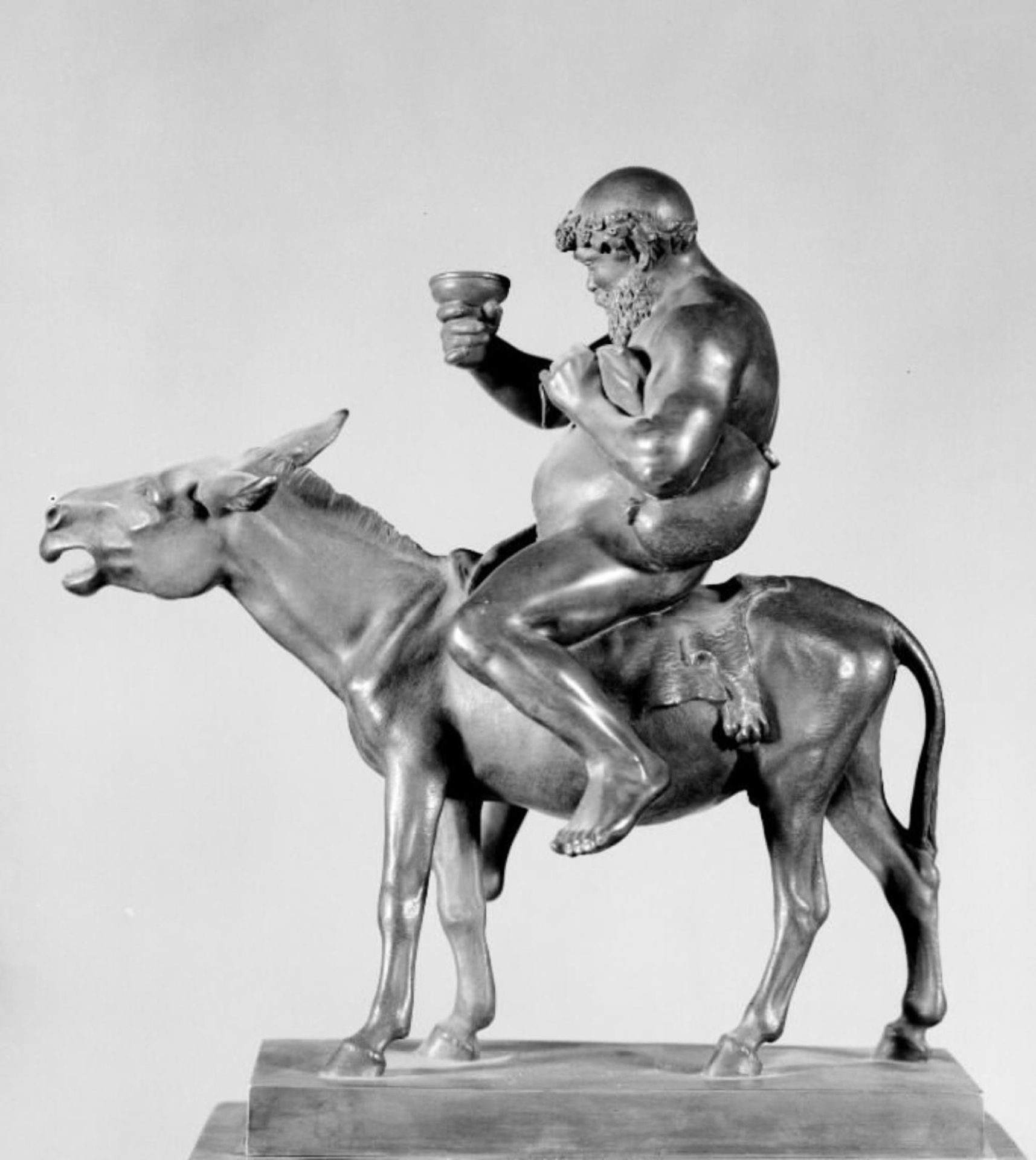 Silen på et æsel by August Saabye