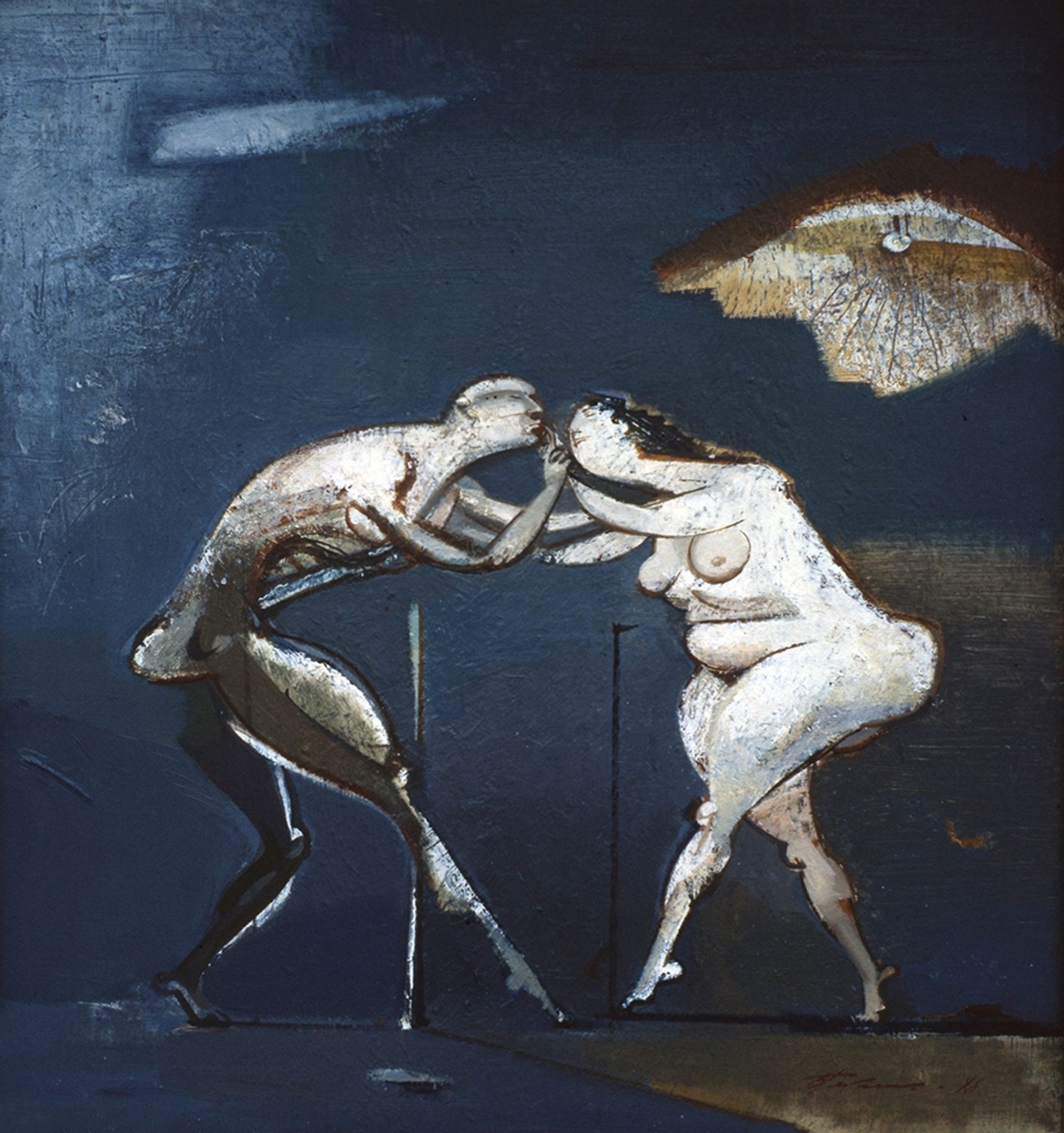 Kiss furtively by Vasiliy Ryabchenko