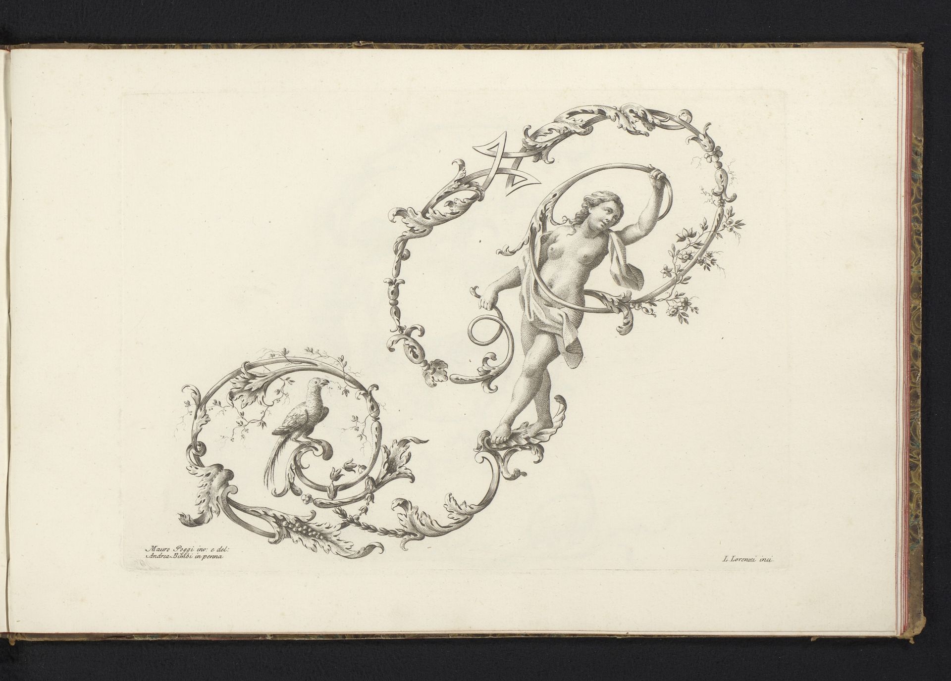 Ornamentele letter P by Lorenzo Lorenzi