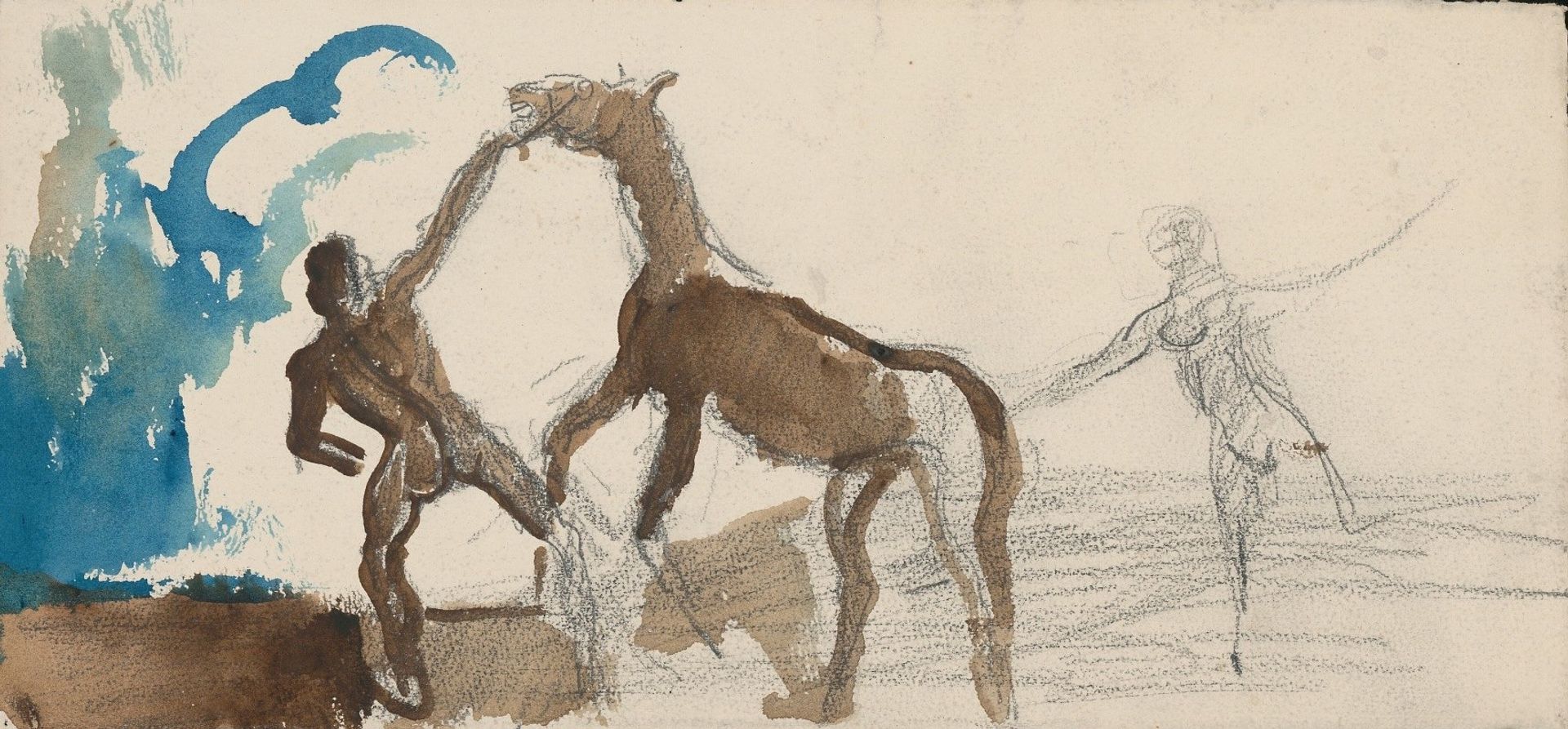 Taming a Horse by Cyprián Majerník