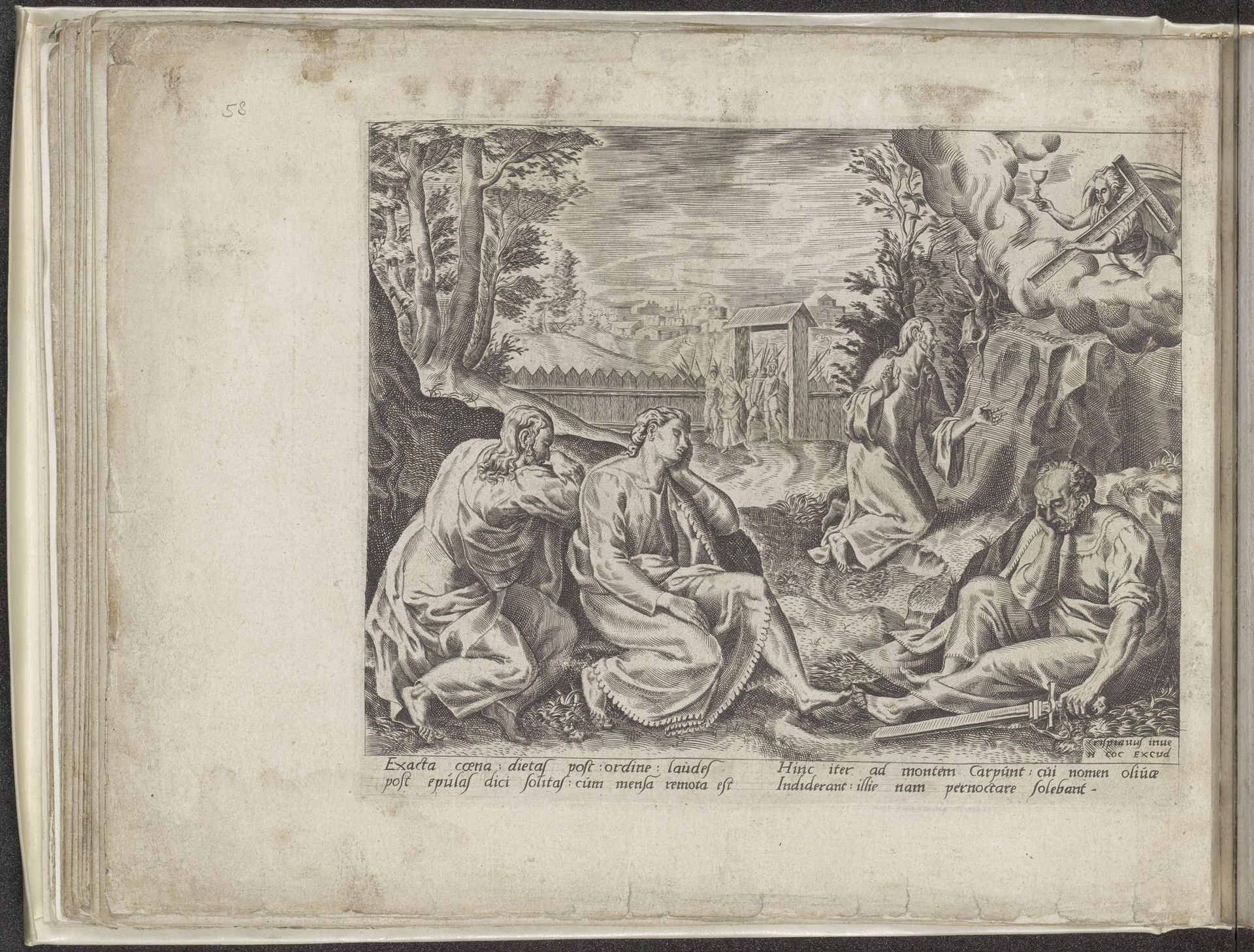 Christus in de hof van Getsemane by Anonymous