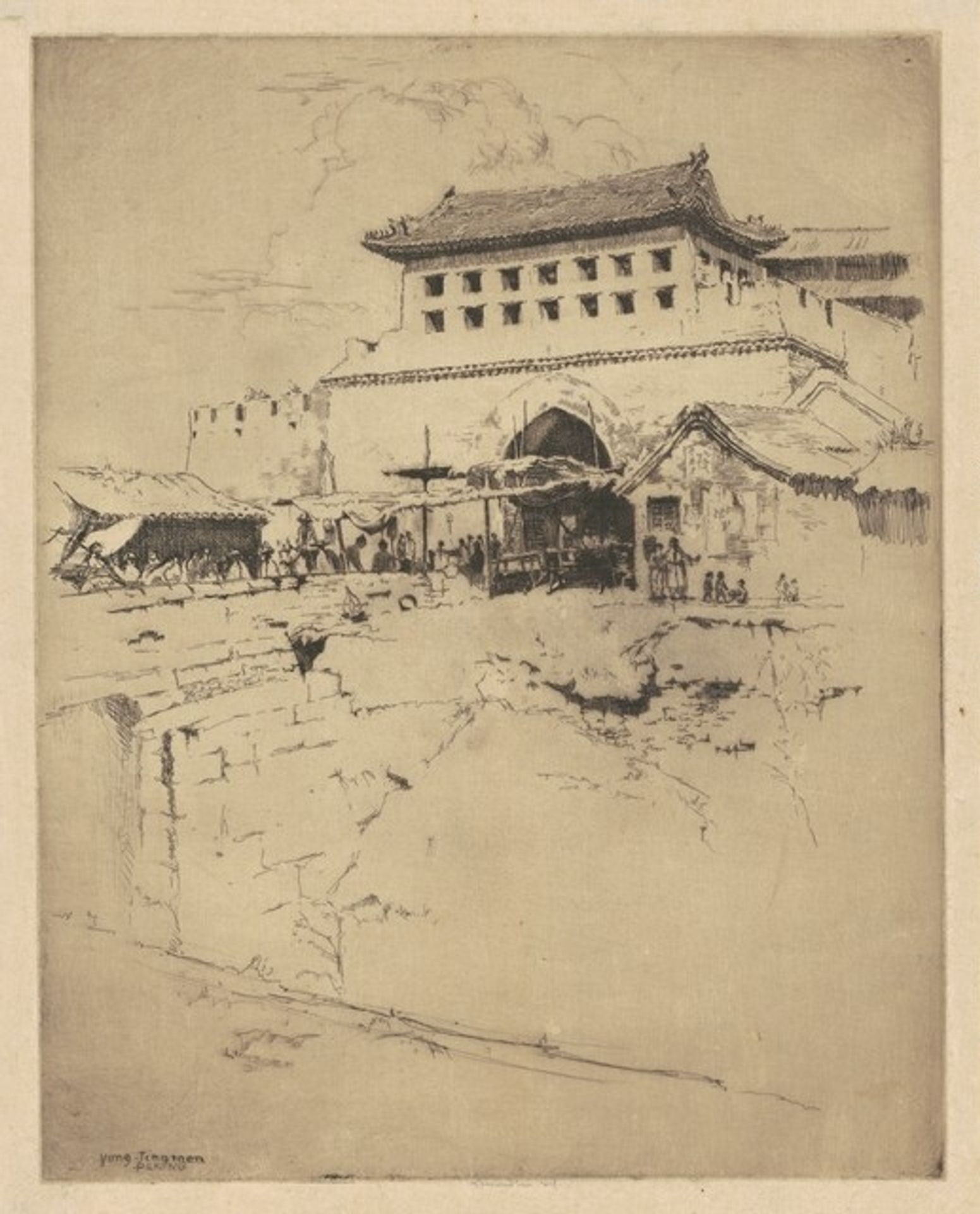 Yung-Tingmen, Peking by Ernest Stephen Lumsden