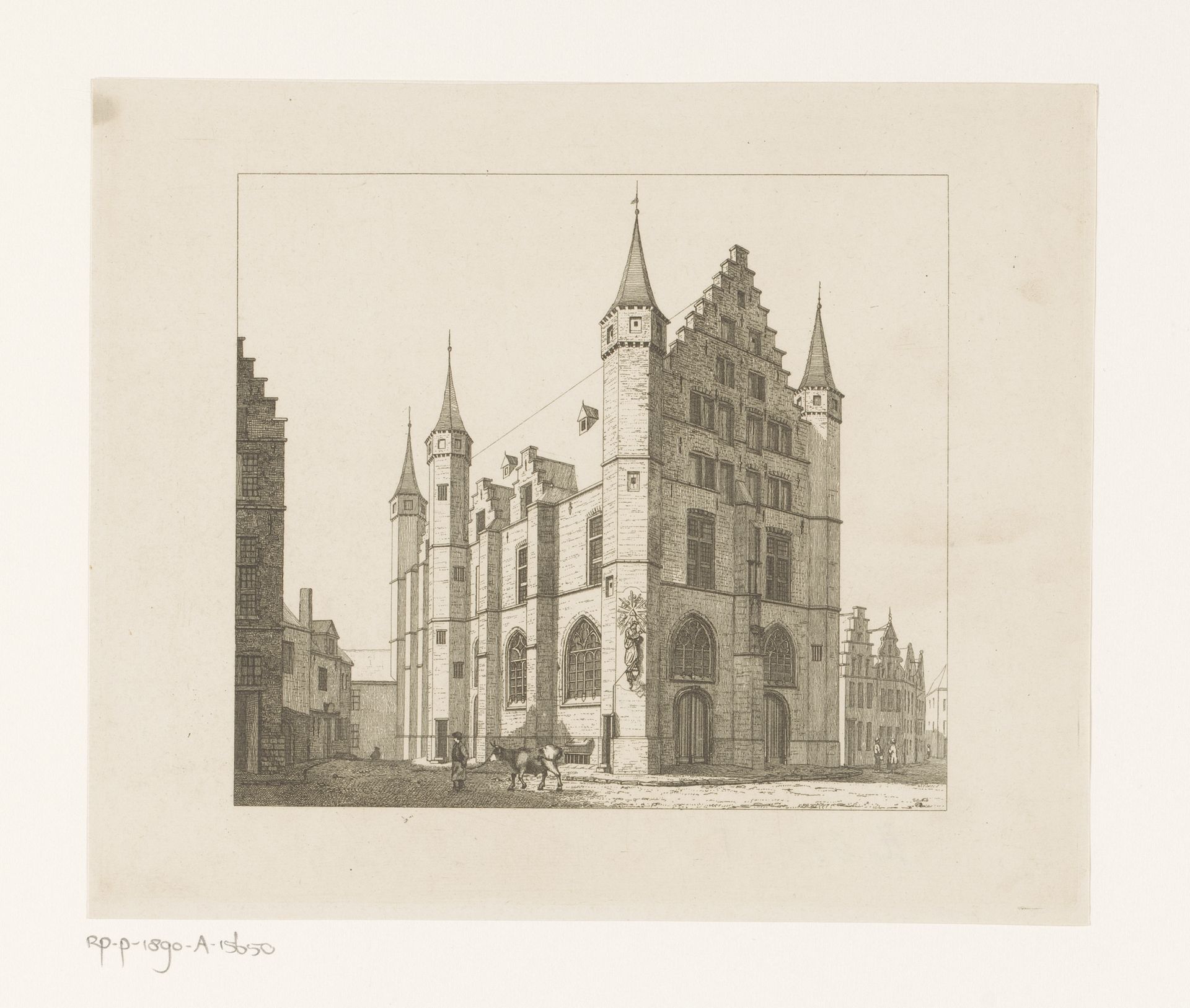 Vleeshal by Jean Théodore Joseph Linnig