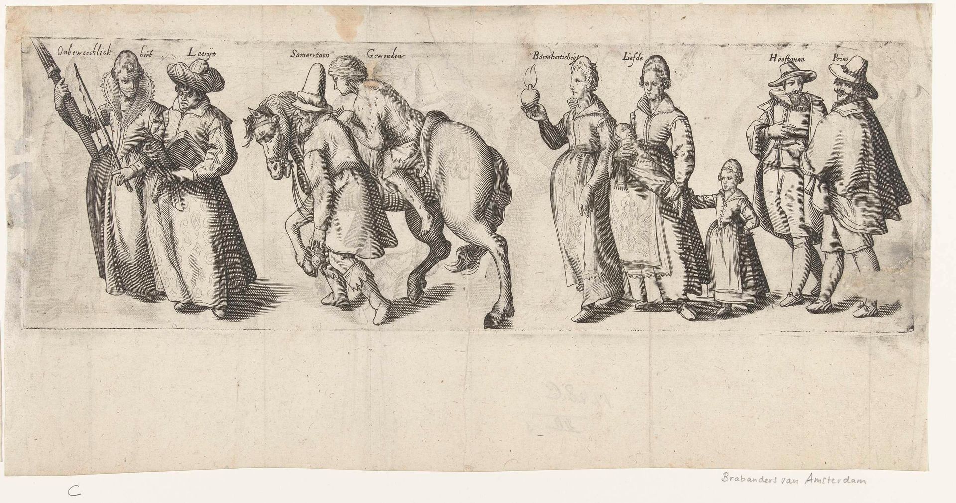 Optocht door de Brabantse rederijkerskamer Het Lavenderblomken uit Amsterdam (derde deel), 1607 by Anonymous