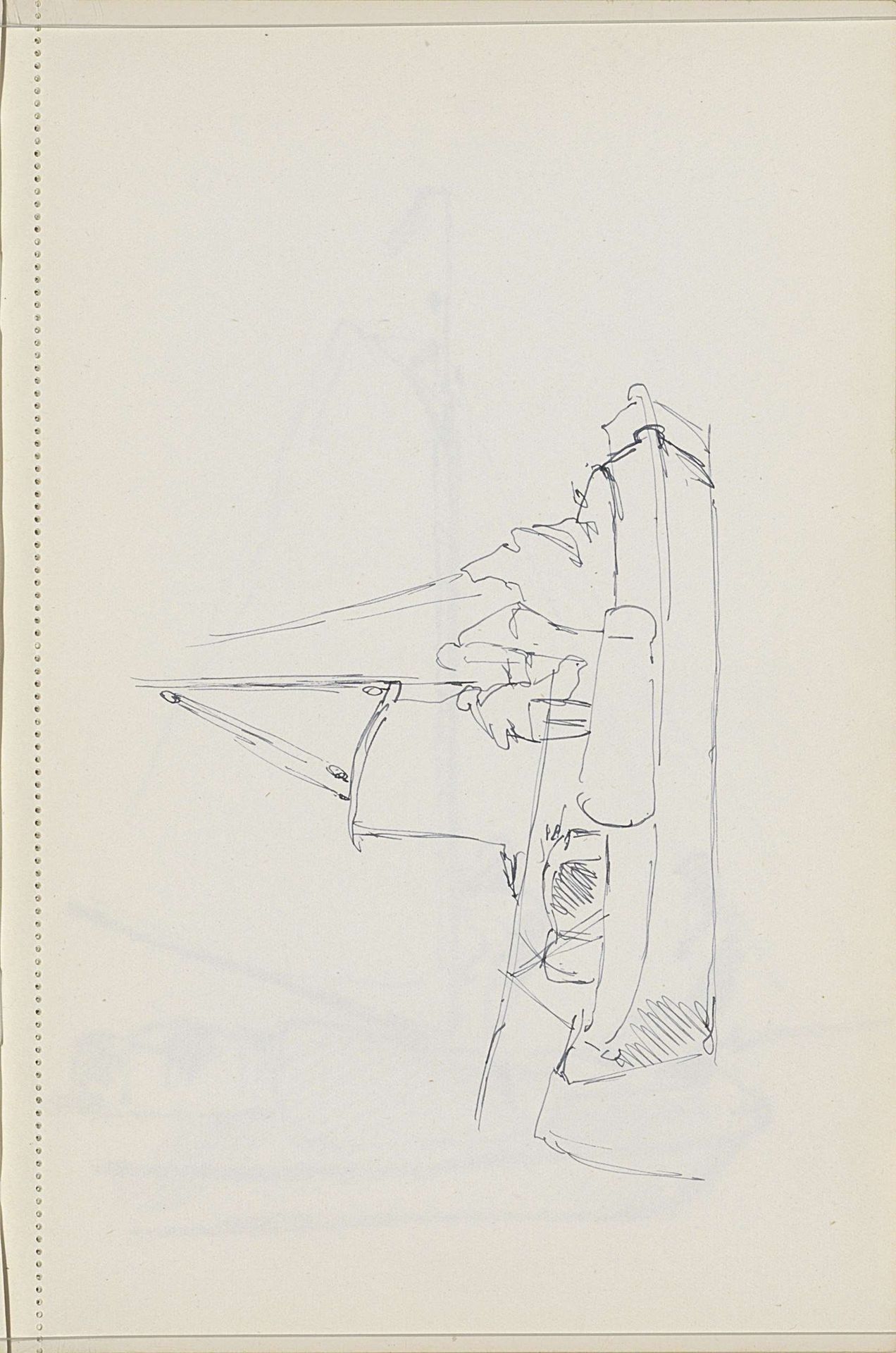 Twee figuren op een zeilschip by Cornelis Vreedenburgh