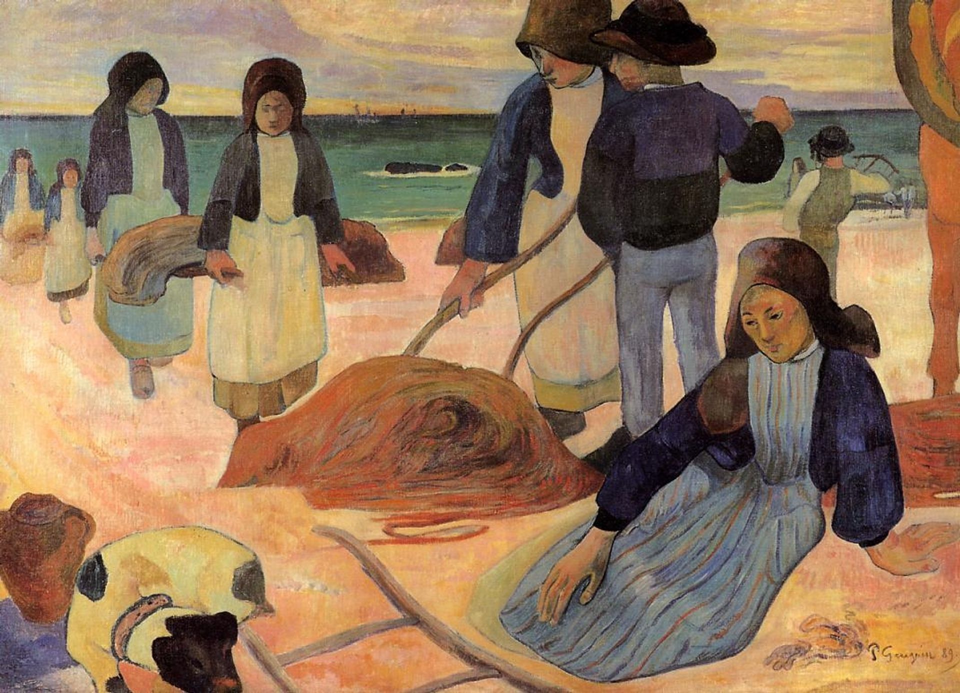 The Kelp Gatherers by Paul Gauguin