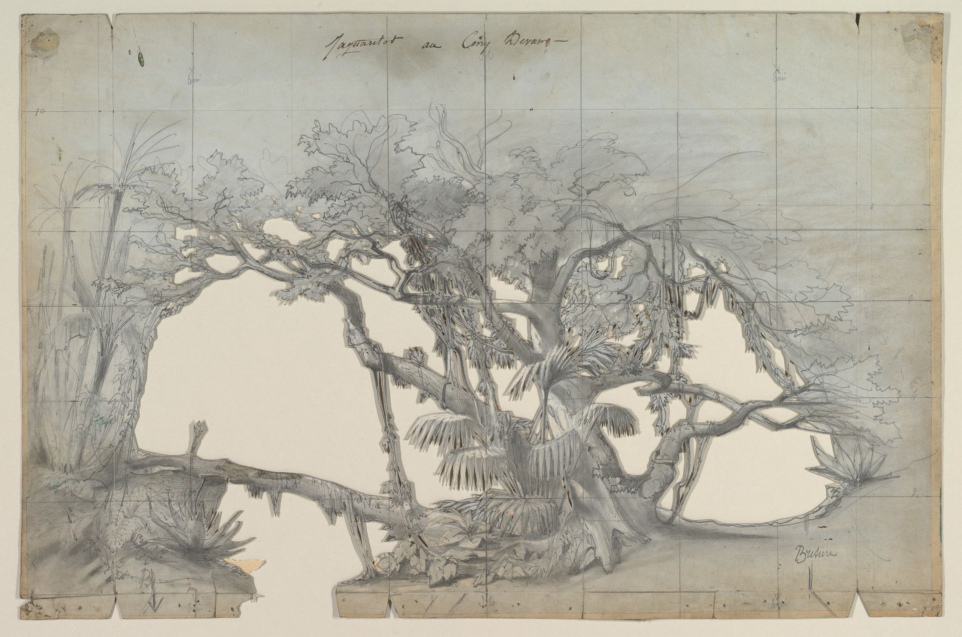 Design for a Stage Set by Eugène Cicéri