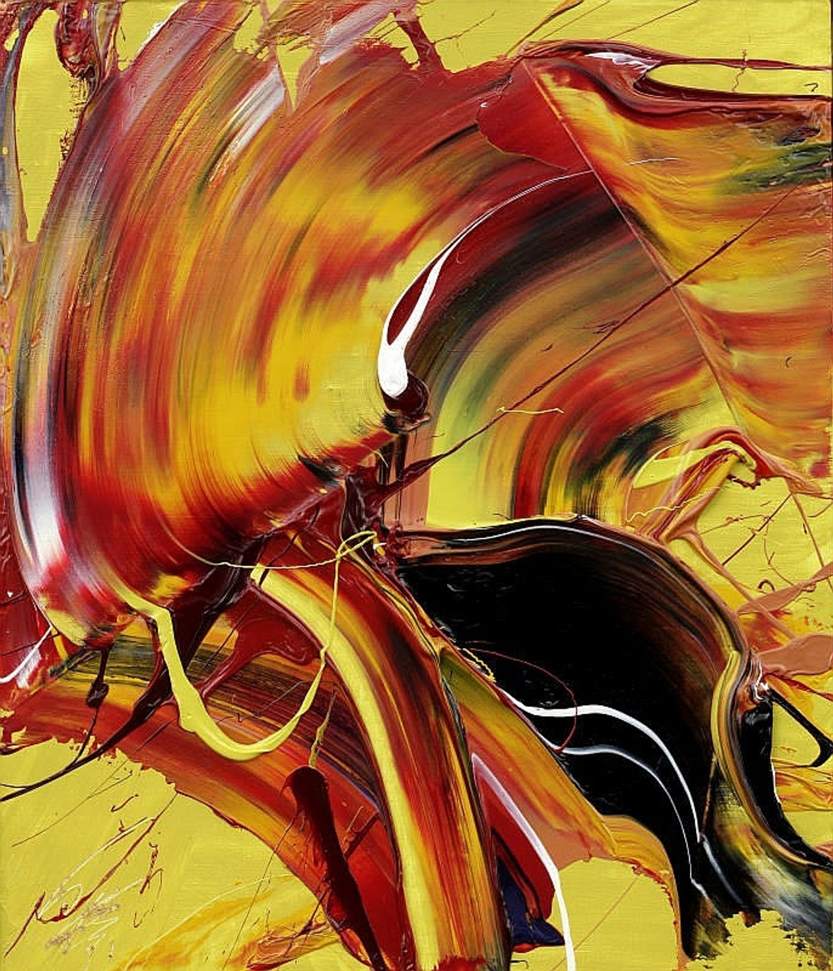 Sacred Flame by Kazuo Shiraga