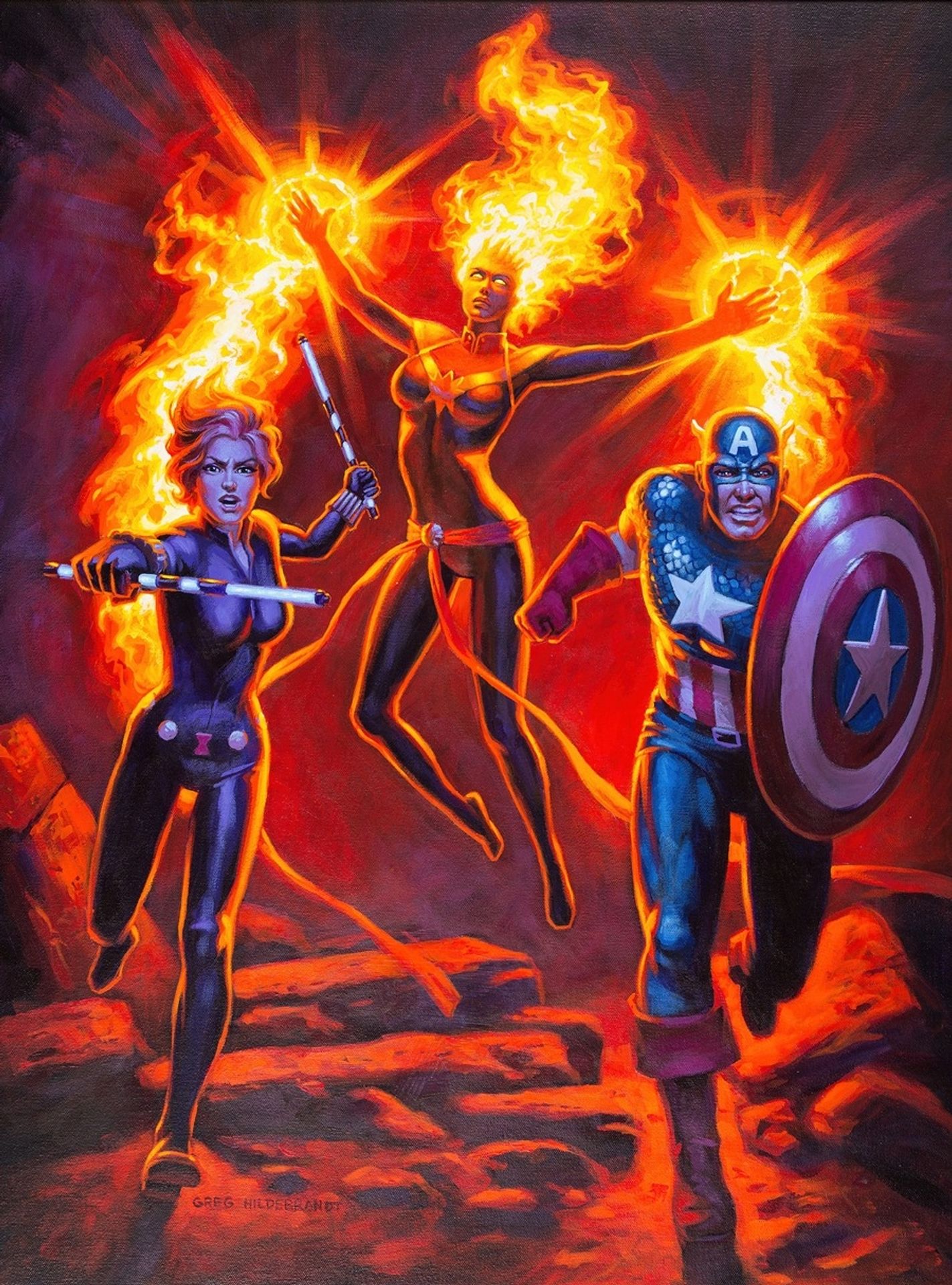 Marvel Comics #1000 Avengers Variant Cover by Greg Hildebrandt