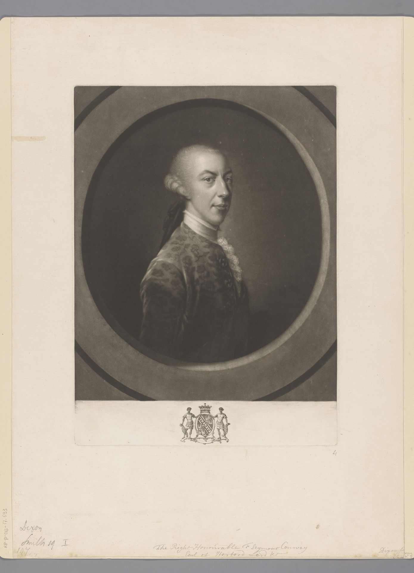 Portret van Francis Seymour-Conway by John Dixon
