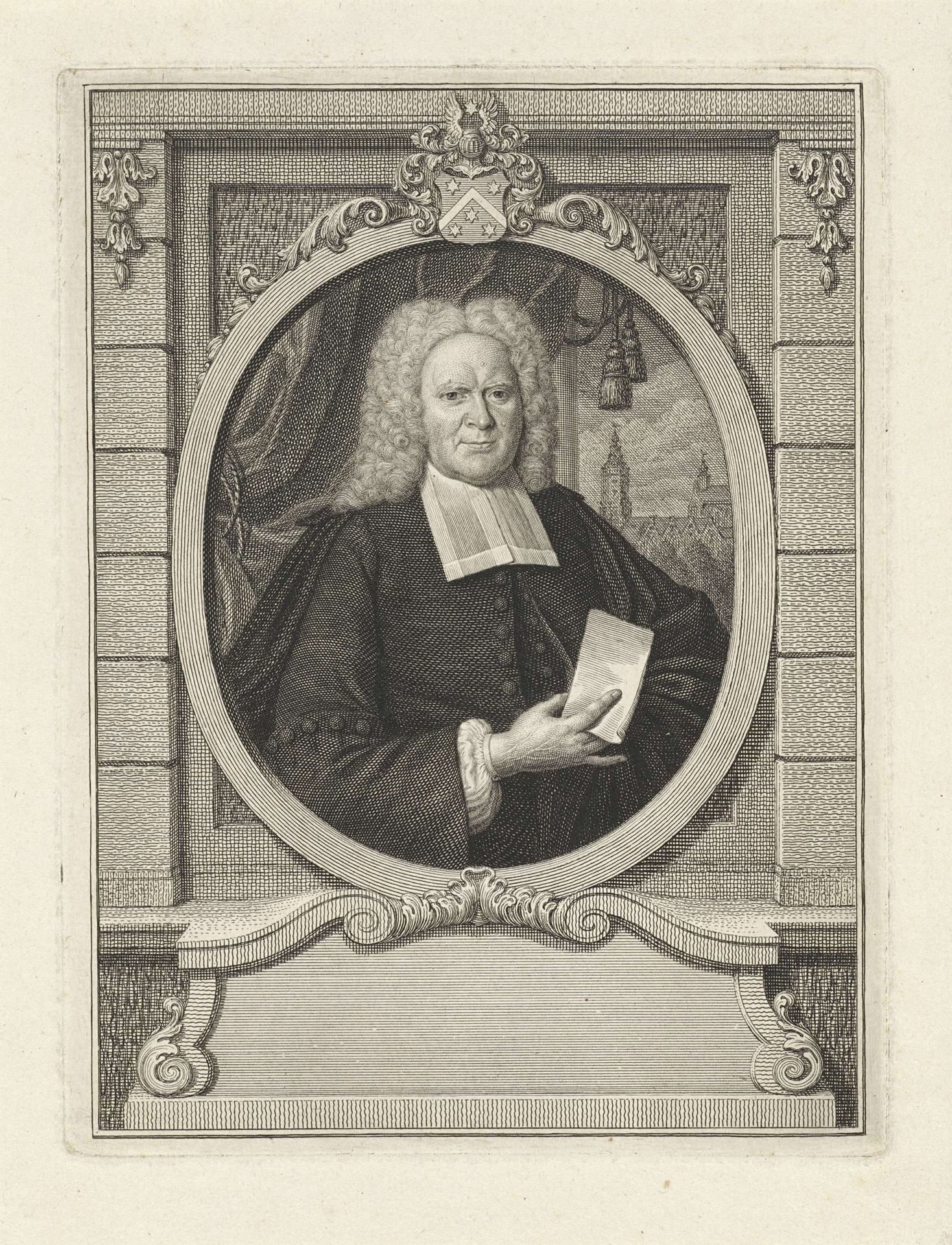 Portret van Wigbold Muilman by Pieter Tanjé