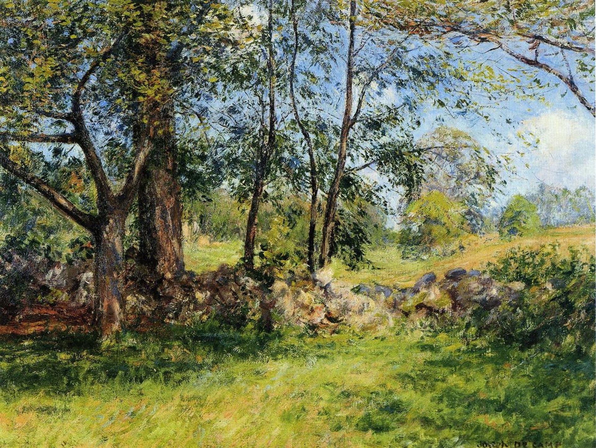 Summer Landscape (Summertime) by Joseph DeCamp