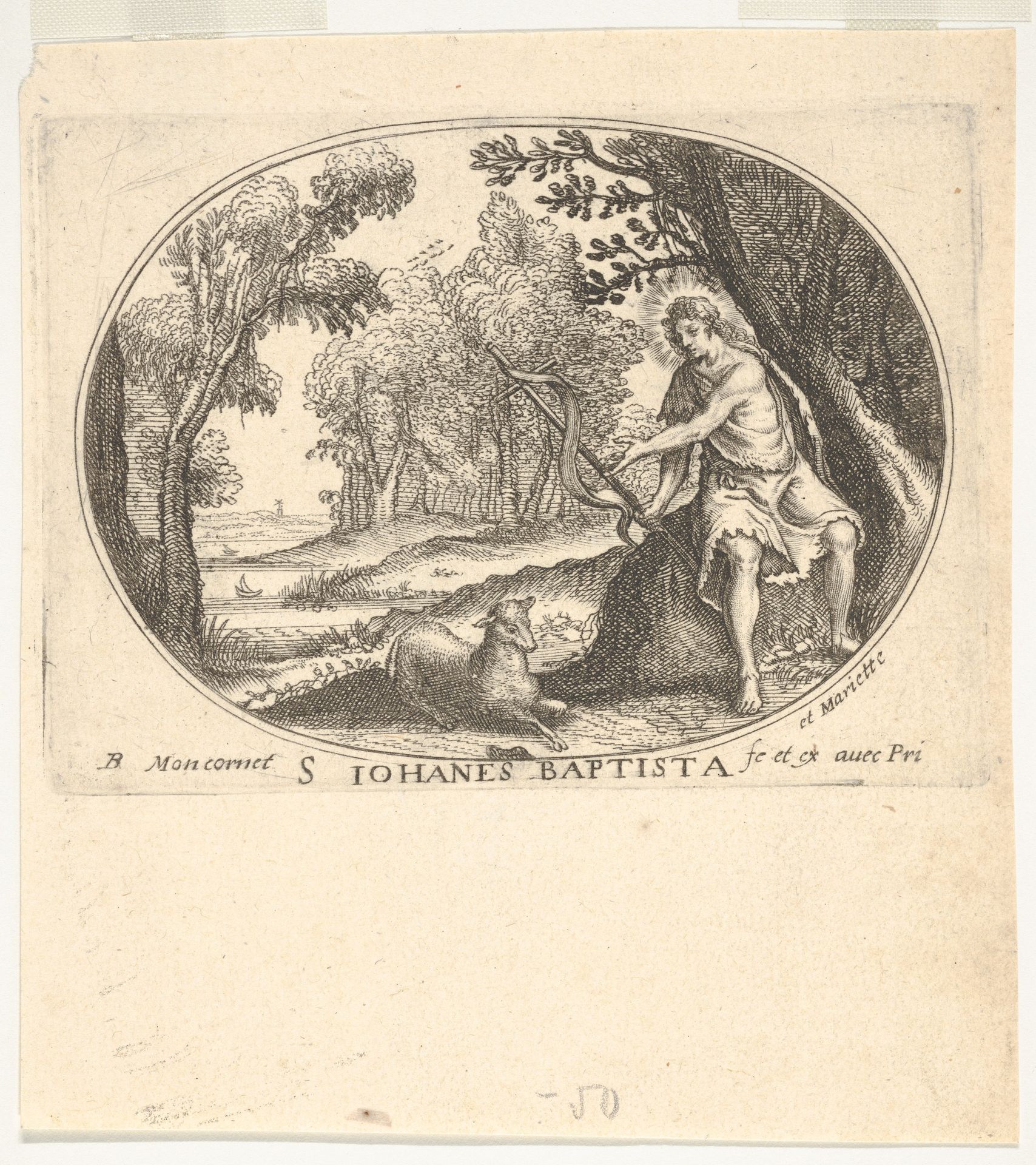 Saint John the Baptist by Balthazar Moncornet