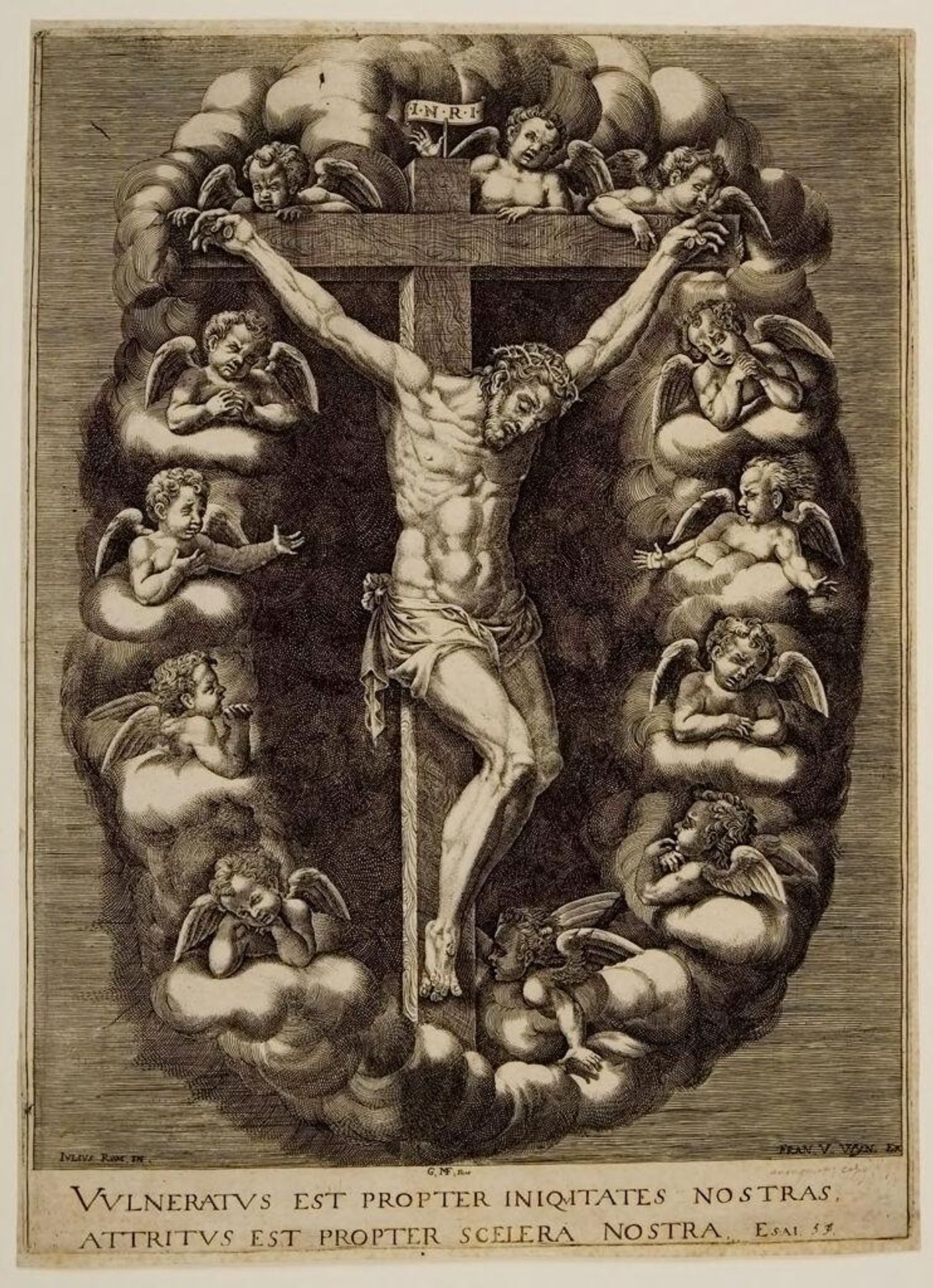 Crucifixion by Giorgio Ghisi