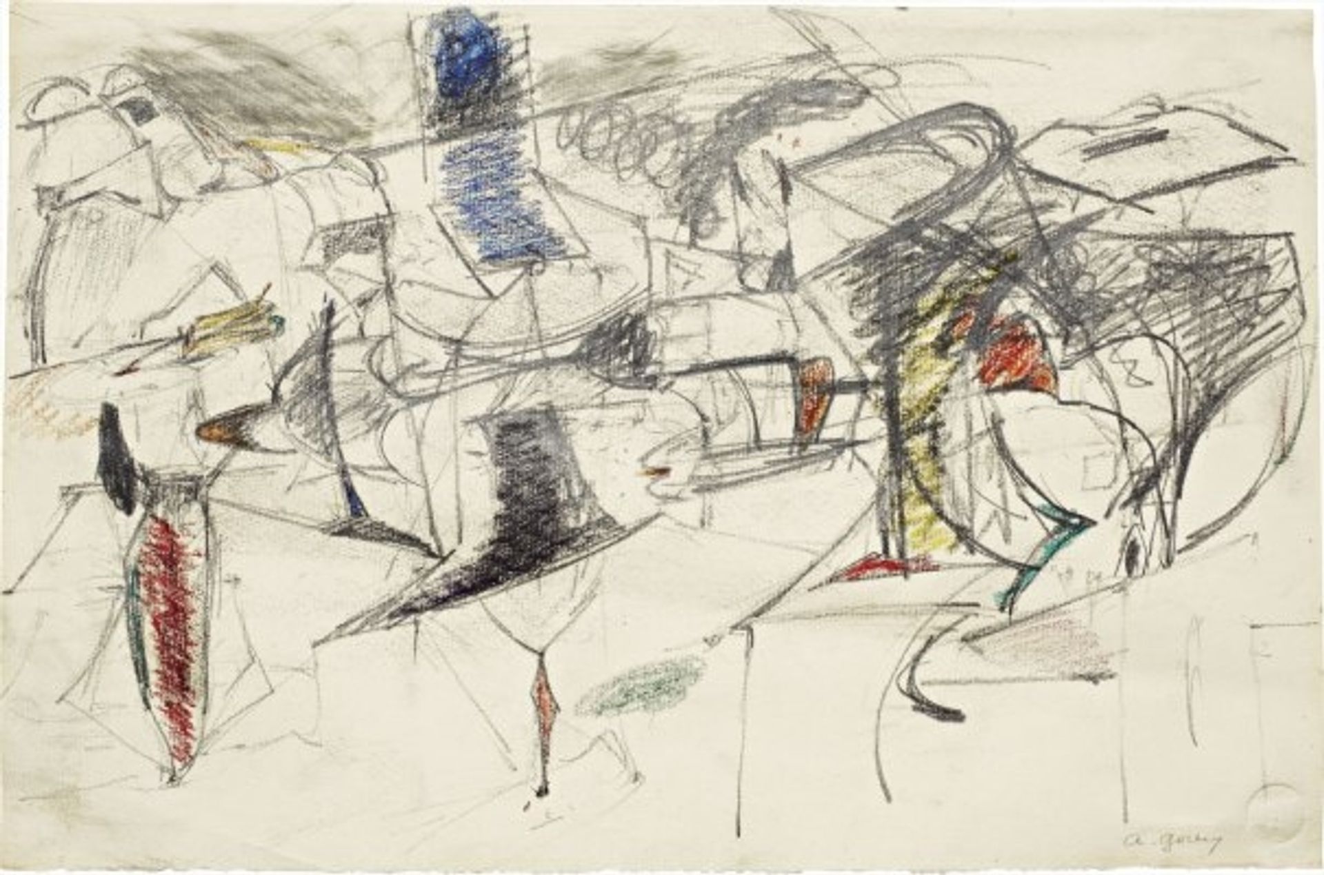 Study for Agony by Arshile Gorky