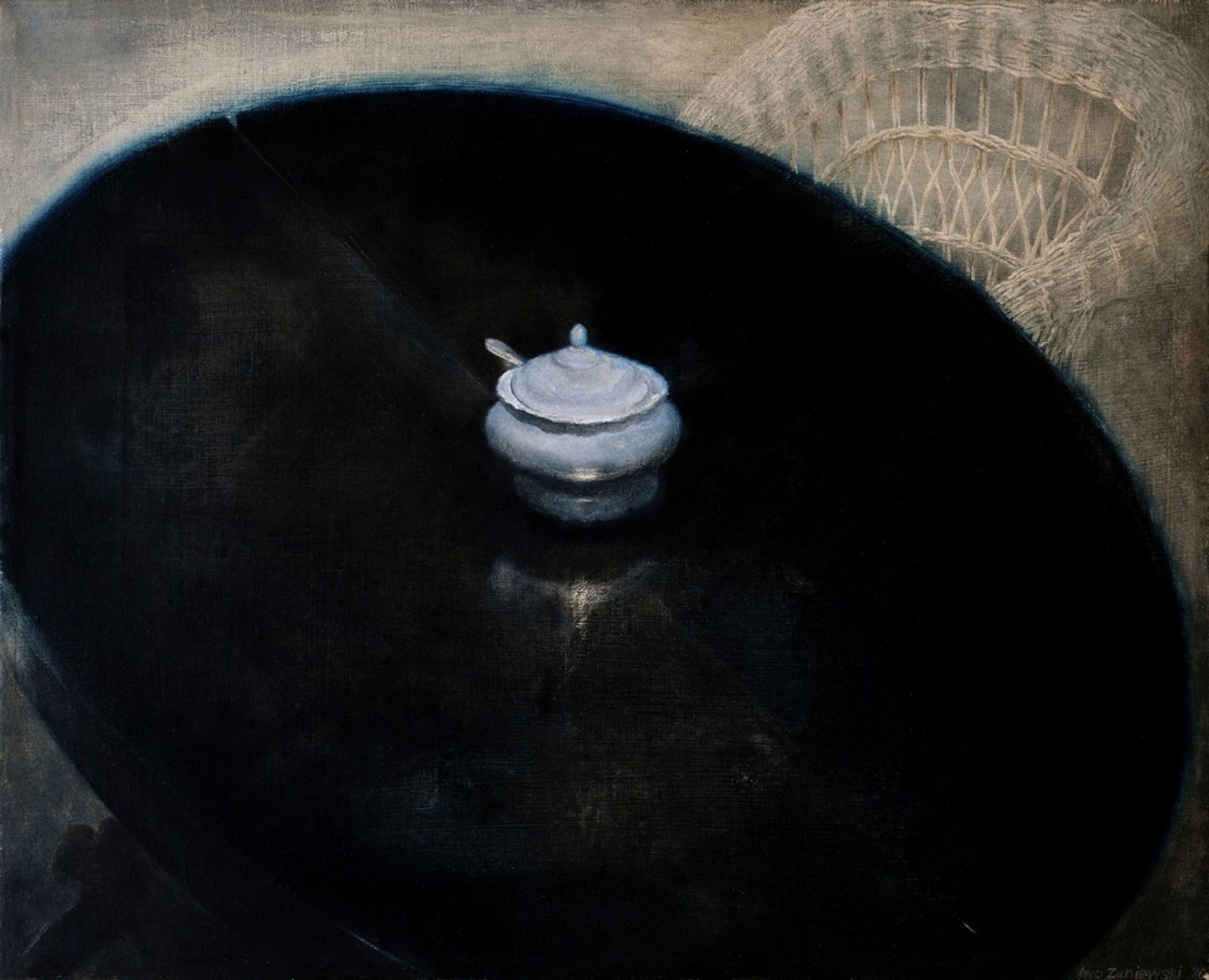 Table with Sugar Bowl by Iwo Zaniewski
