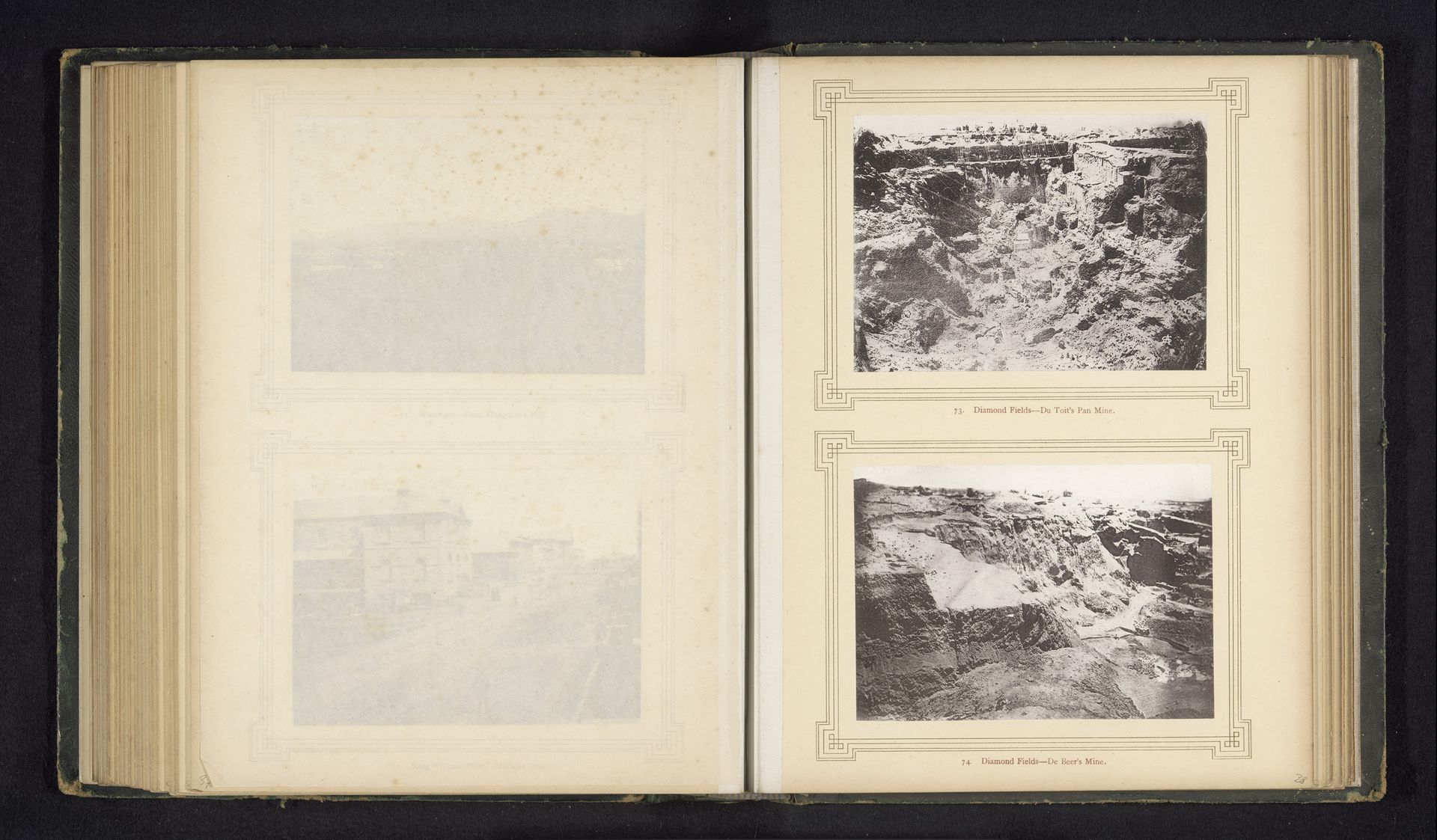 ["Diamond Fields-Du Toit's Pan Mine", "Diamond Fields-De Beer's Mine"] by Sam Alexander